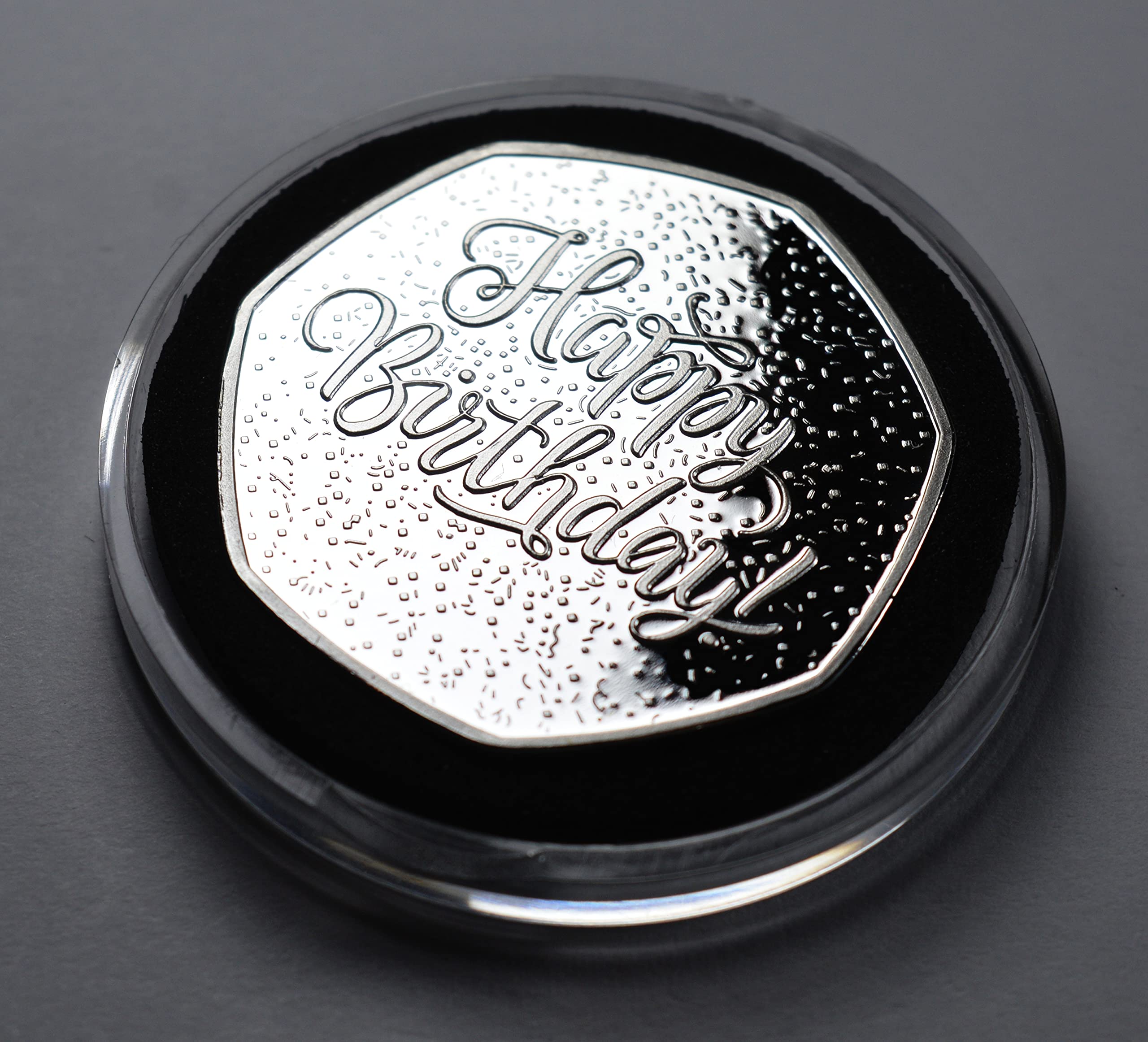 The Commemorative Coin Company 70th Birthday .999 Silver Plated Commemorative Coin | 8g | 27mm 6