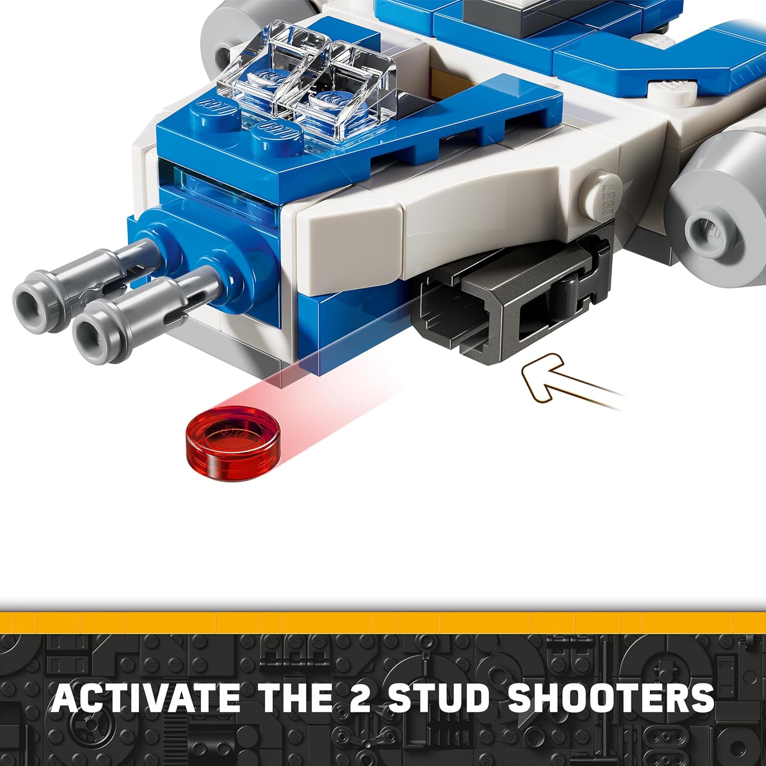 LEGO Star Wars Captain Rex Y-Wing Microfighter 75391 - Buildable Clone Wars Playset for Kids 6+ 4