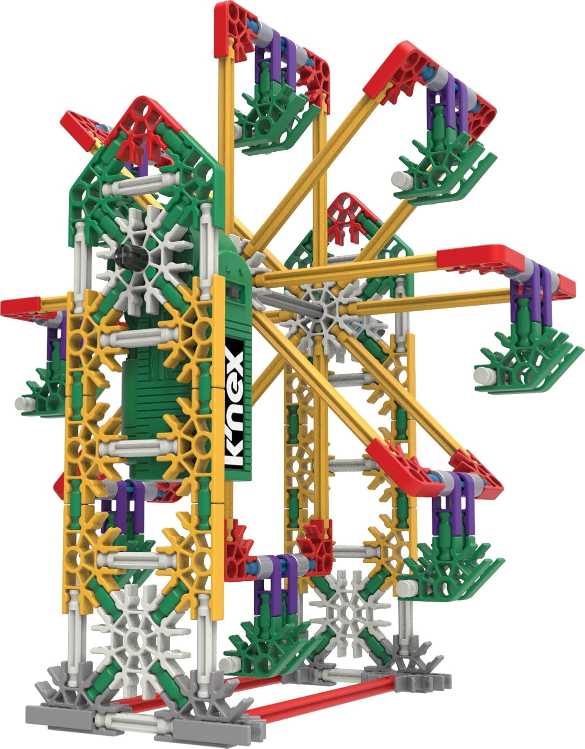 K'NEX 23012 Imagine Power and Play Motorised Building Set - 529-Piece STEM Learning Toy for Kids 7+ 14
