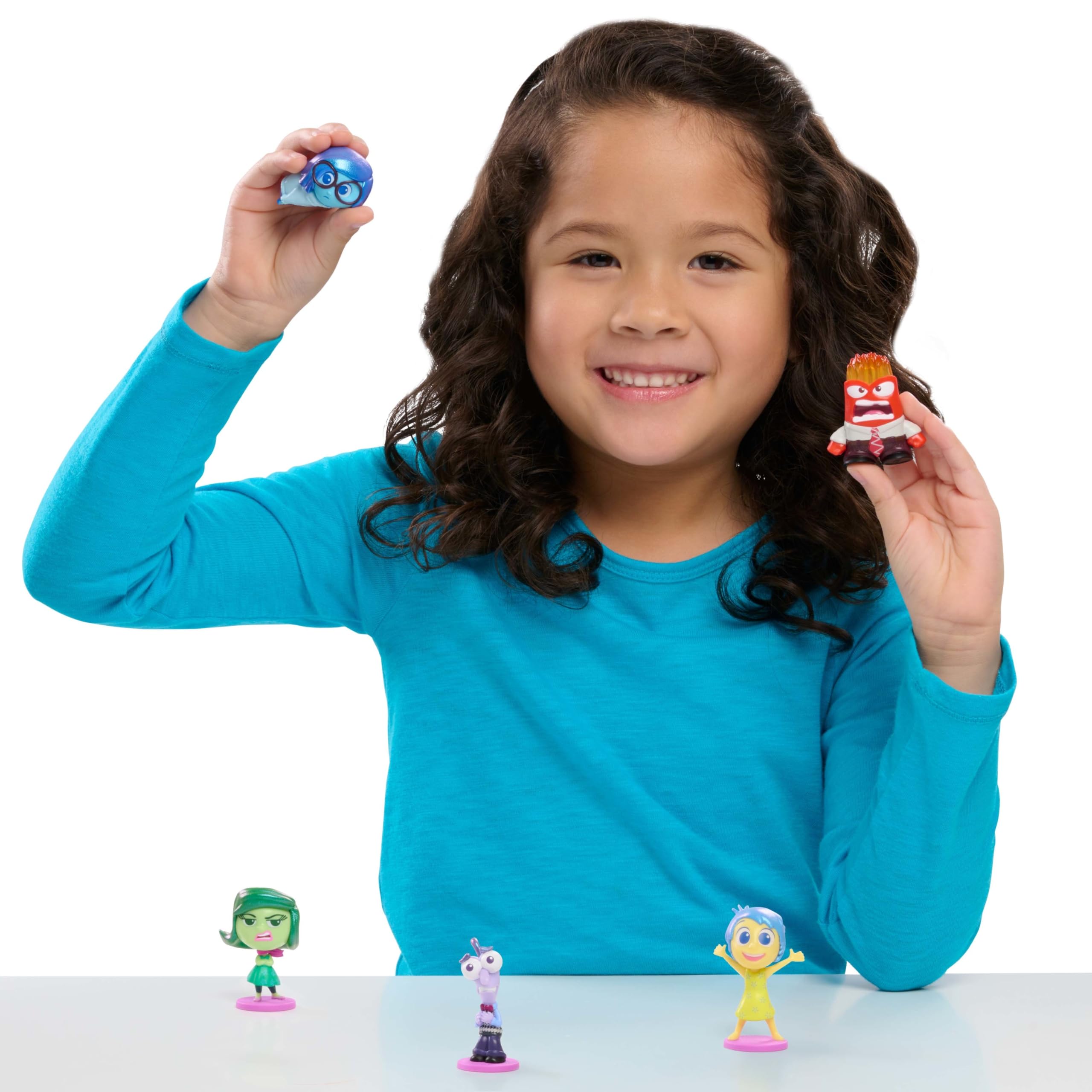 Inside Out 2 All the Feels Figure Set - 5 Mini Emotion Figures for Kids 3+ 5