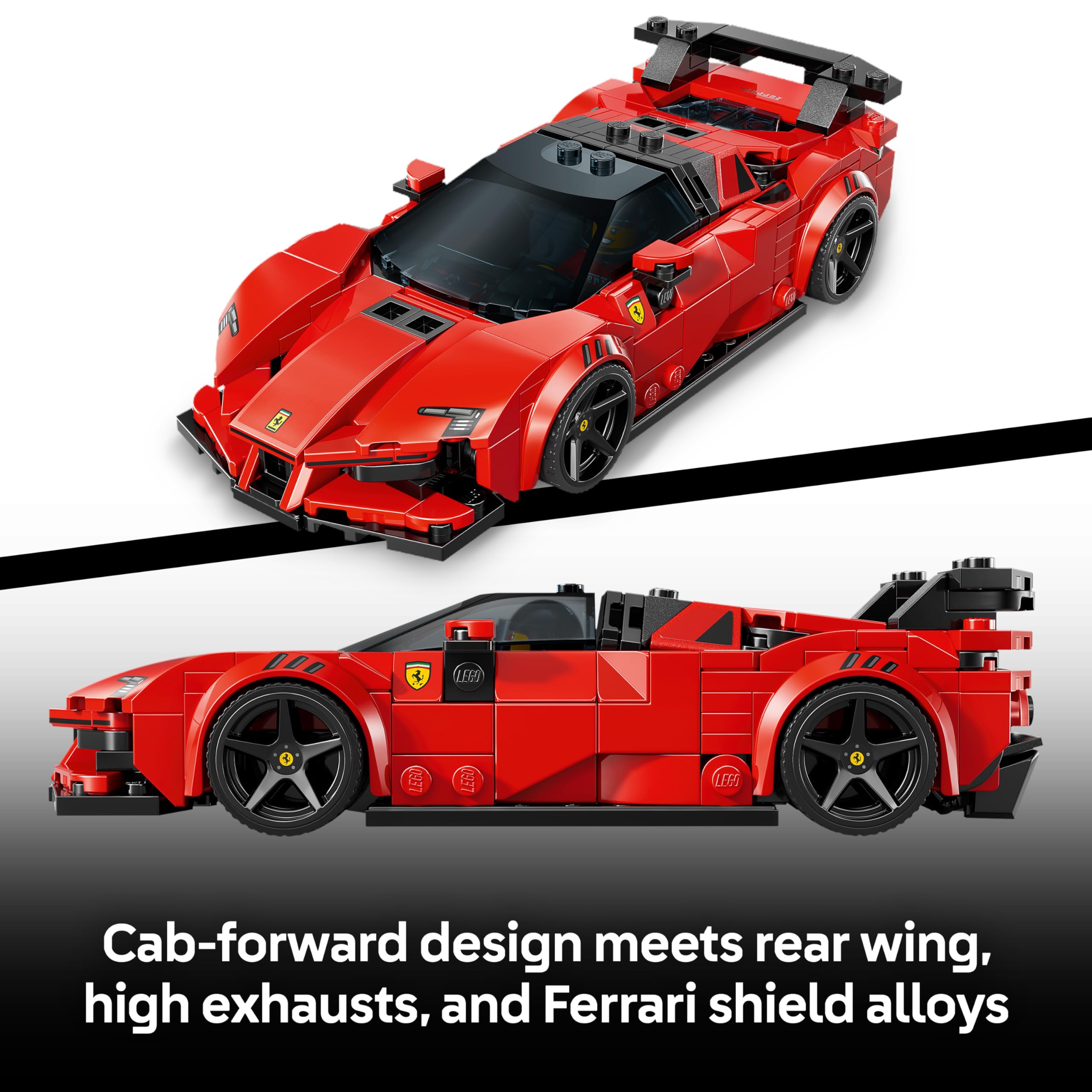 LEGO Speed Champions Ferrari SF90 XX Stradale Sports Car Toy Model Kit | 339 Pieces | Ages 9+ 4