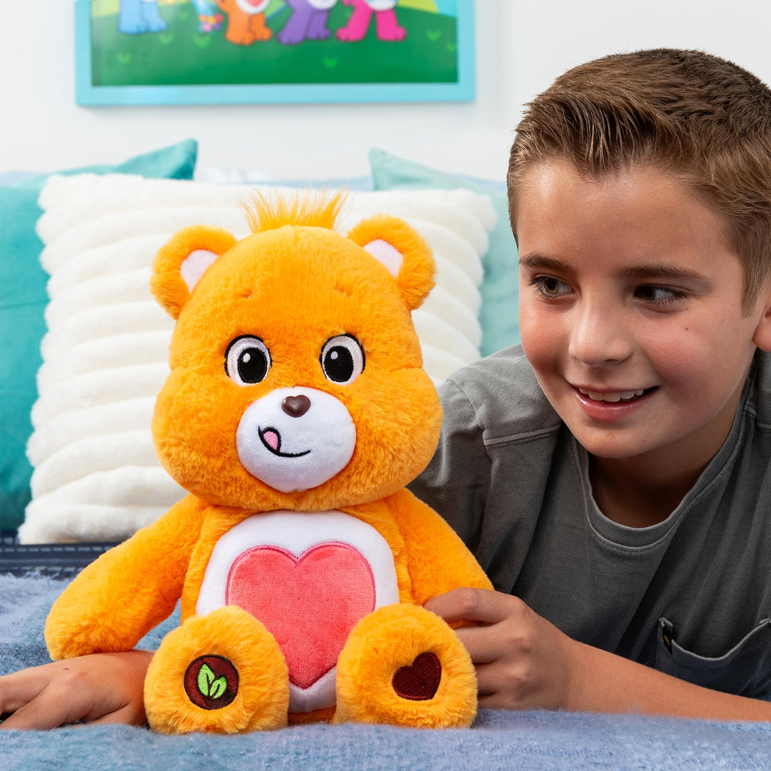Care Bears 14-Inch Tenderheart Bear Plush - Soft Cuddly Toy for Kids 4+