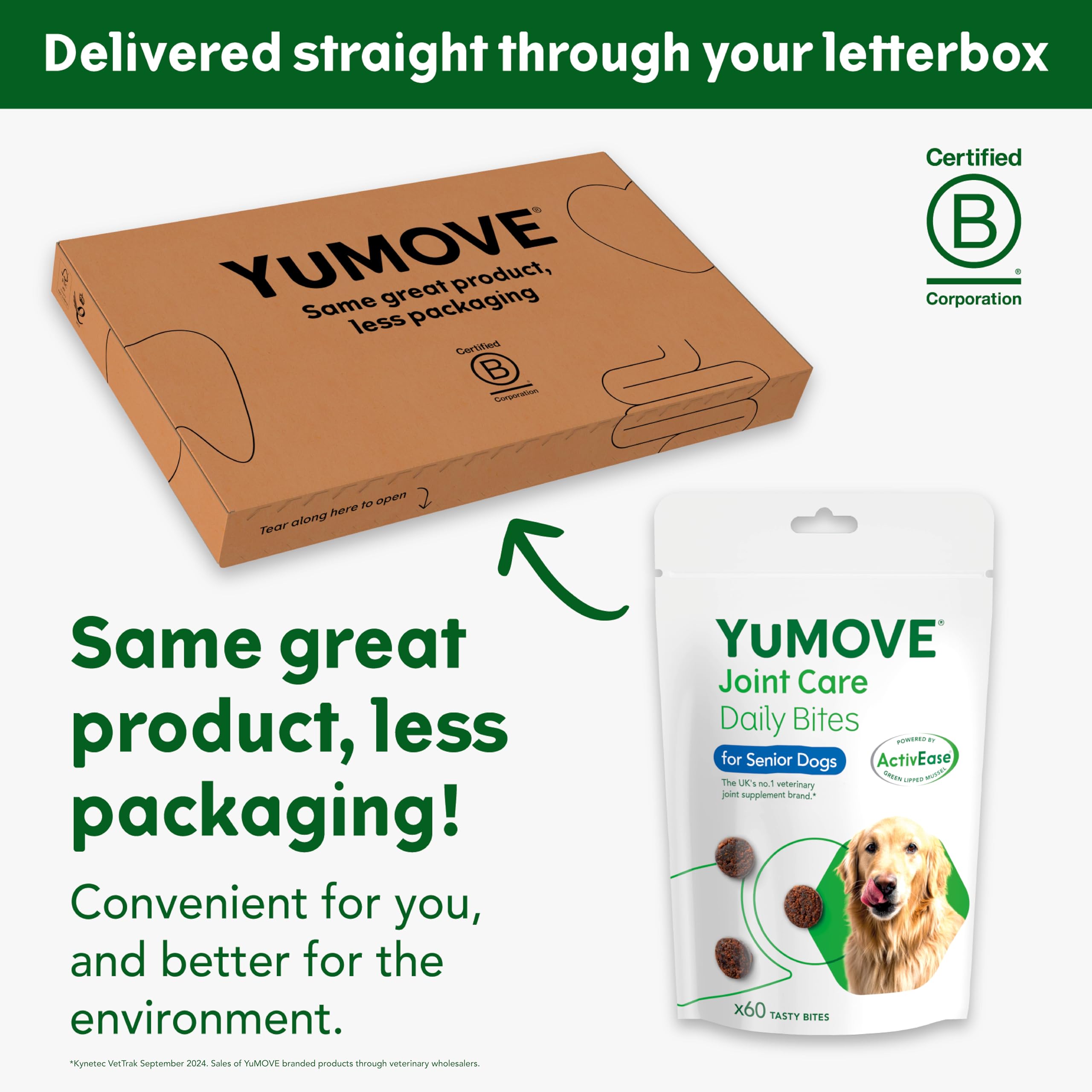 YuMOVE Senior Dog Joint Supplement - Daily Bites for Joint Care | 60 Chews
