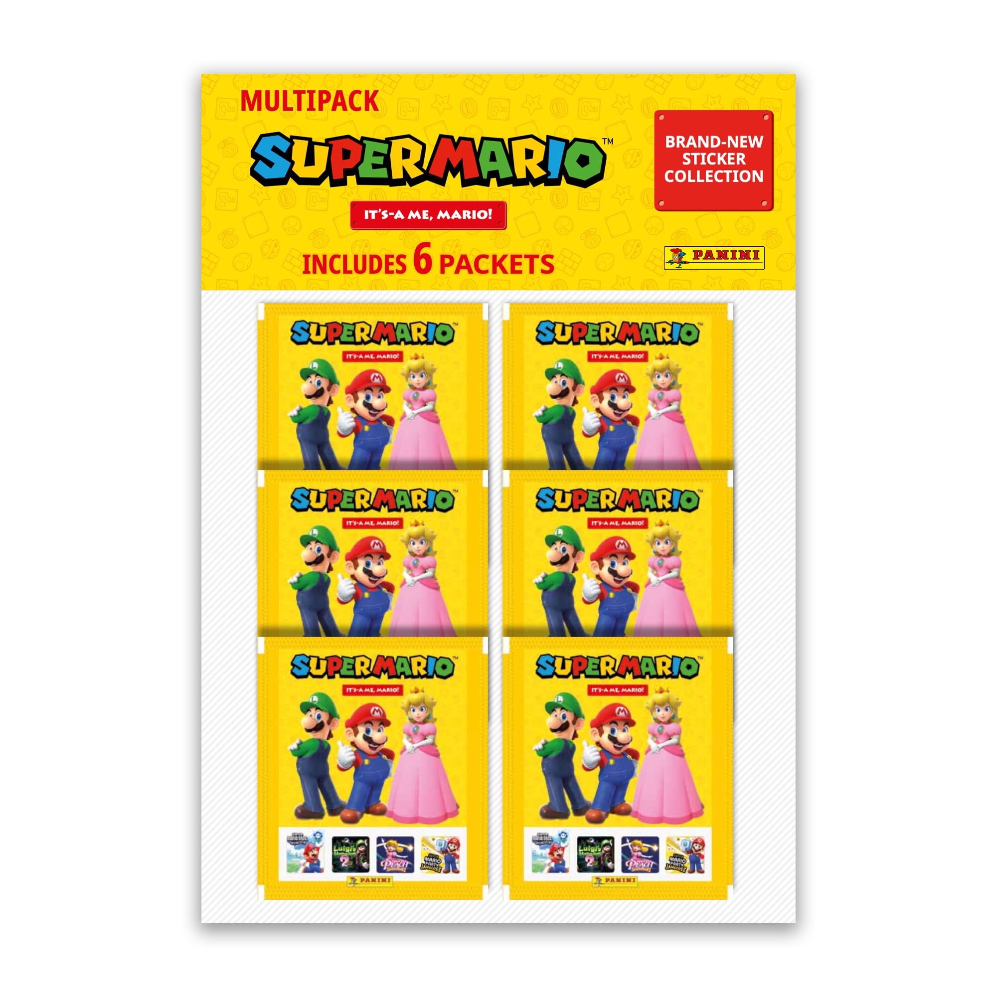 Panini Super Mario It’s-a Me, Mario! Sticker Collection Multipack 1
