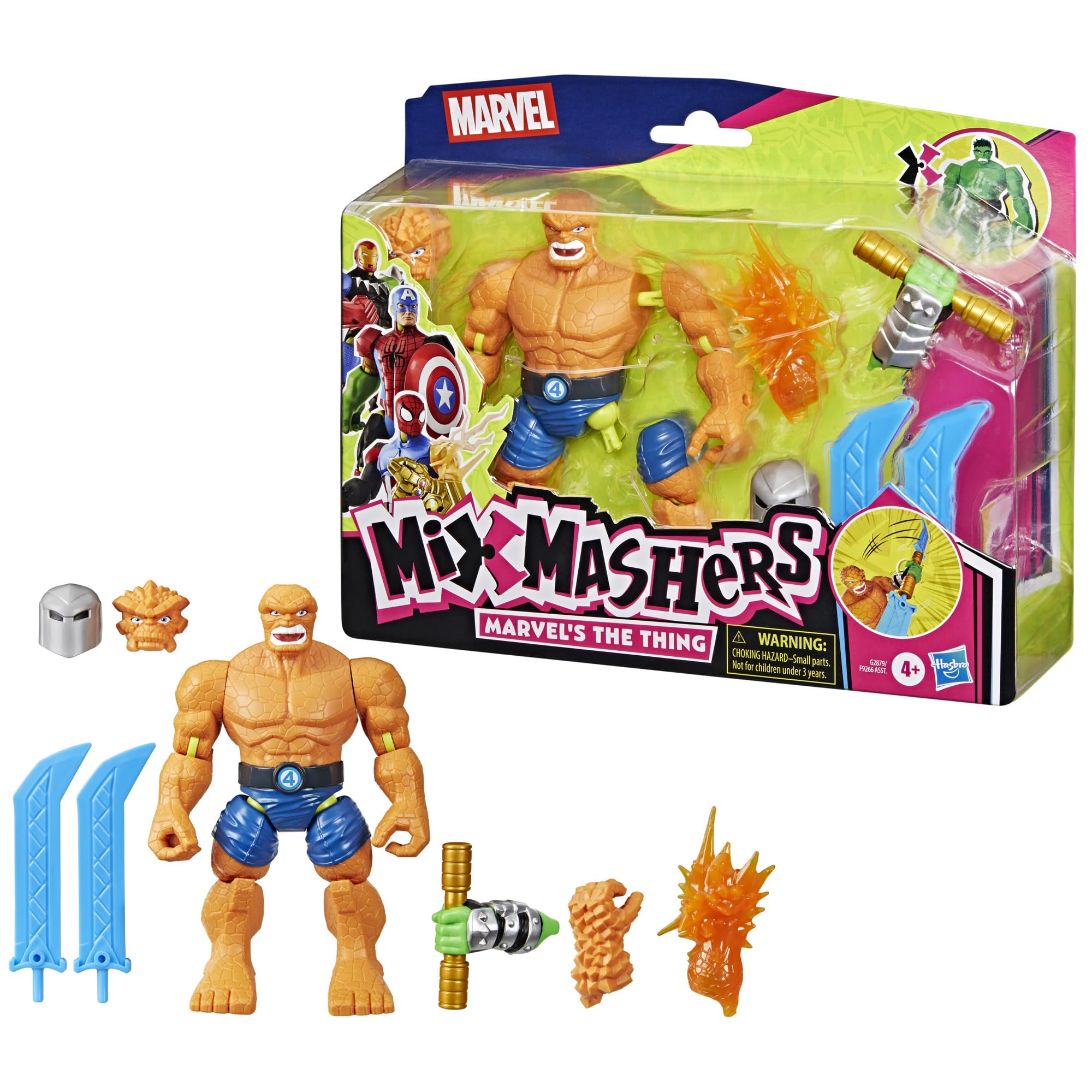 Marvel The Avengers MixMashers The Thing Action Figure - 5 Inch, Ages 4+ 9