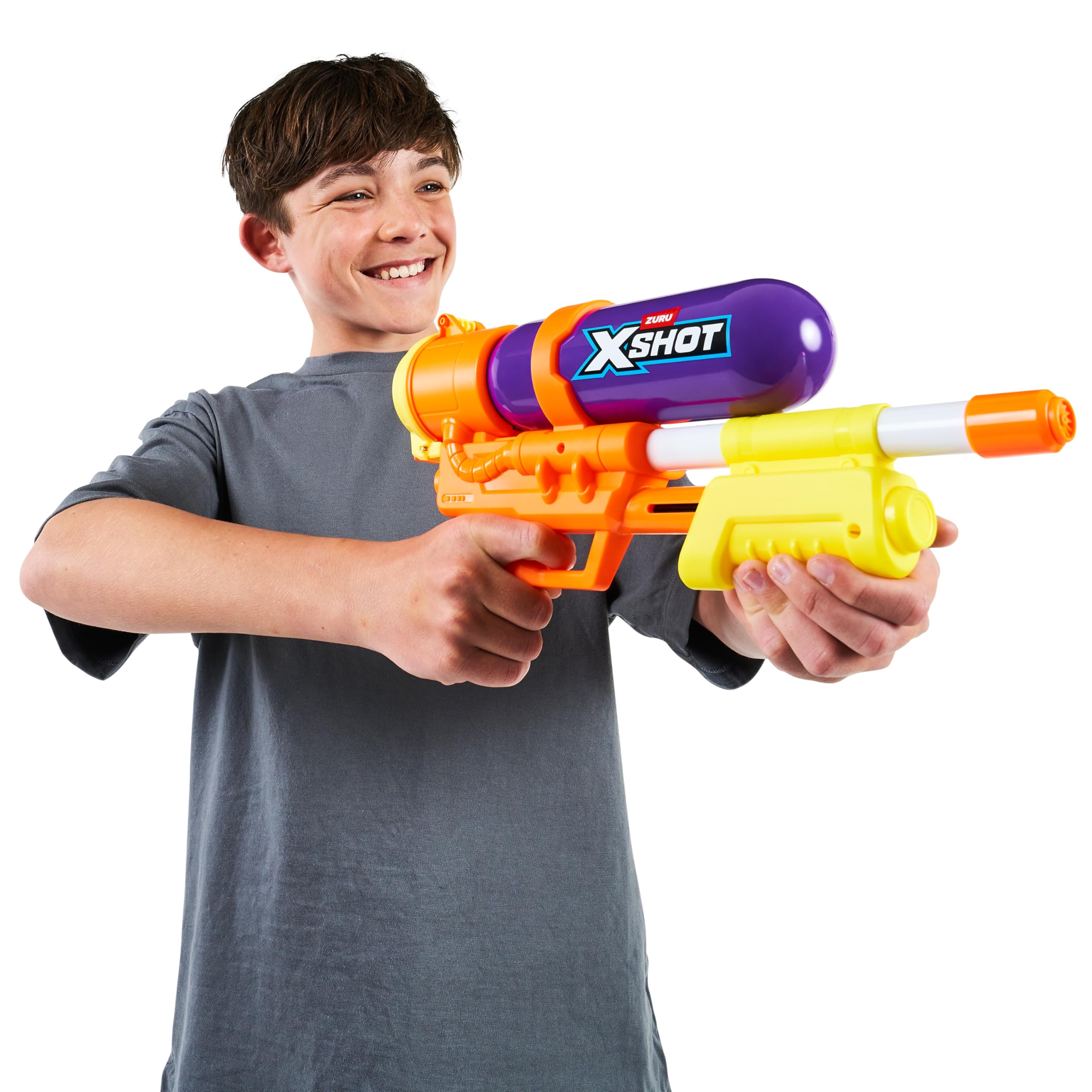 XSHOT Water Fast-Fill Super Splash Water Blaster - 33FT Range | 500ML Capacity | Yellow 6
