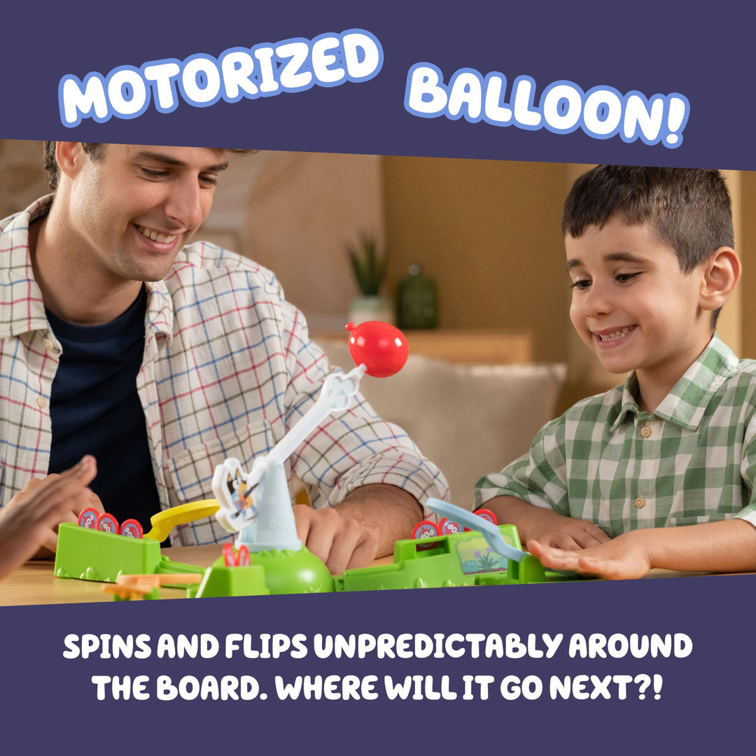 Bluey 90973 Keepy Uppy-Spiel. Luft bewahren. Inklusive motorisiertem Ballon. 2-3 Spieler.