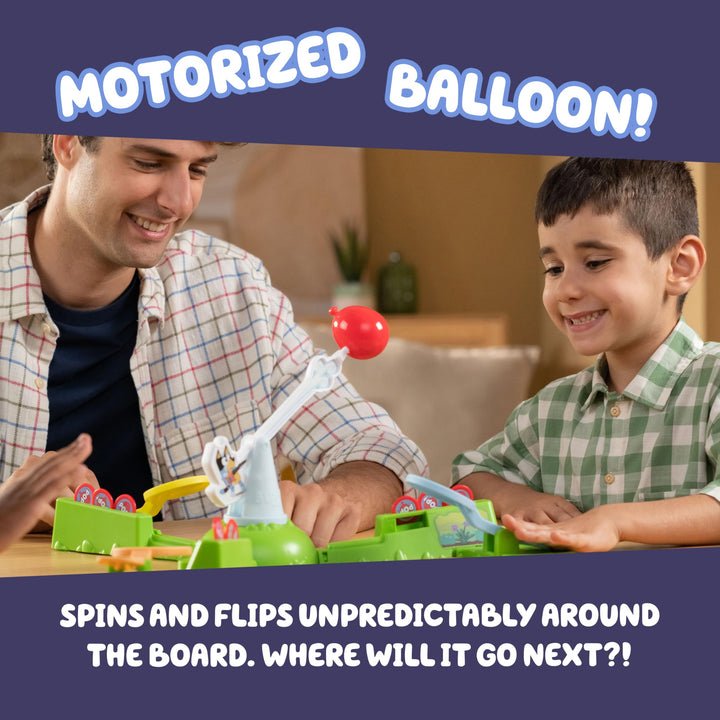Bluey 90973 Keepy Uppy-Spiel. Luft bewahren. Inklusive motorisiertem Ballon. 2-3 Spieler.