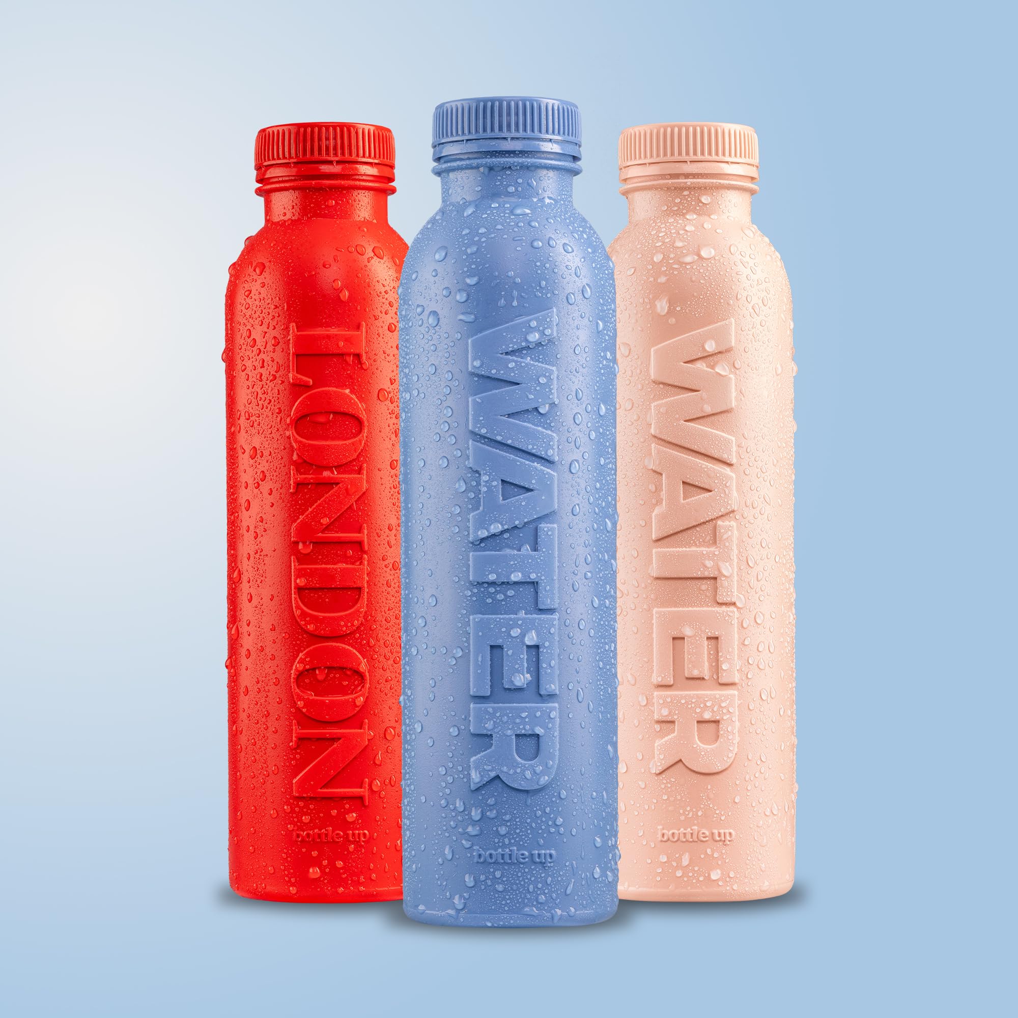 Bottle Up Reusable BPA Free Water Bottle 500ml – London Red, Prefilled with Pure Still Spring Water 7