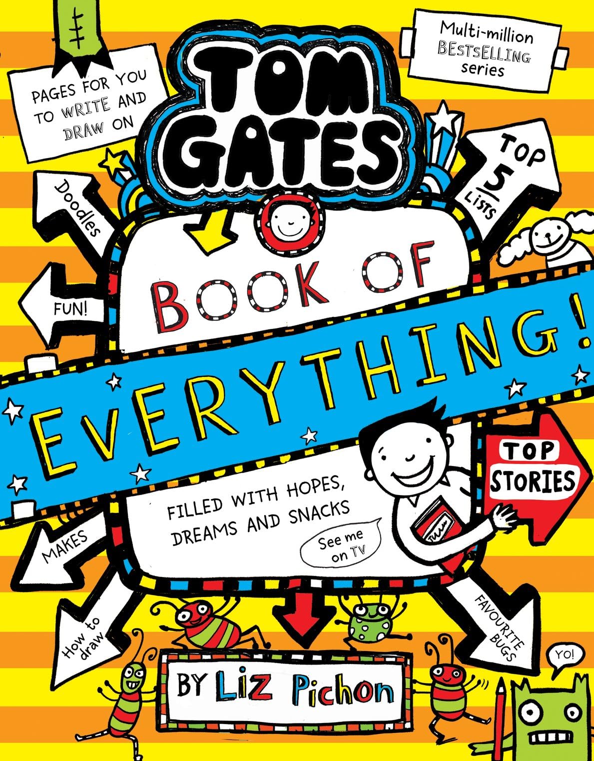 Tom Gates: Book of Everything (Book 22) by Liz Pichon | Paperback Activity Book