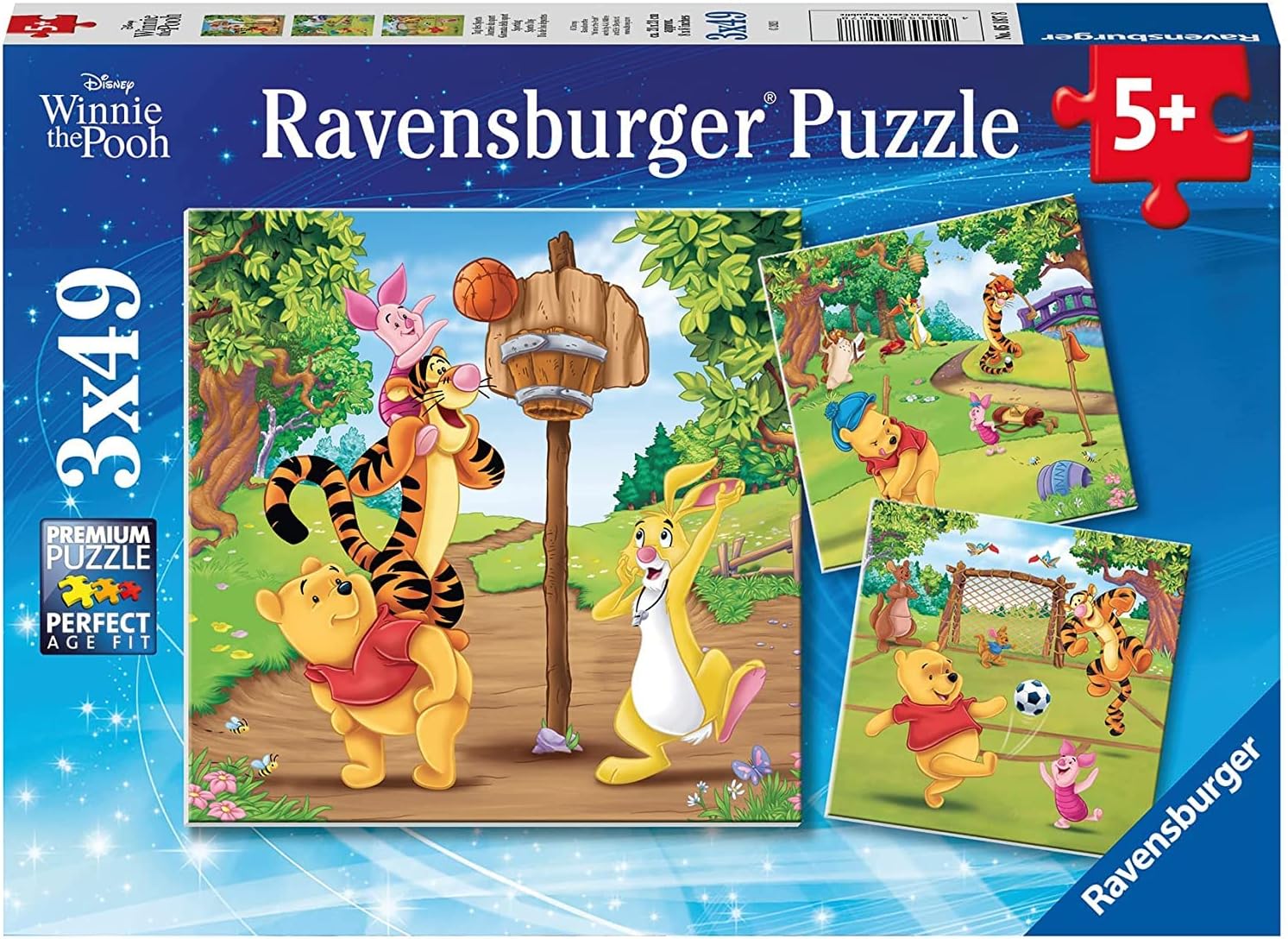 Ravensburger Winnie the Pooh 3 x 49-Piece Jigsaw Puzzles - Ages 5 and Up 1