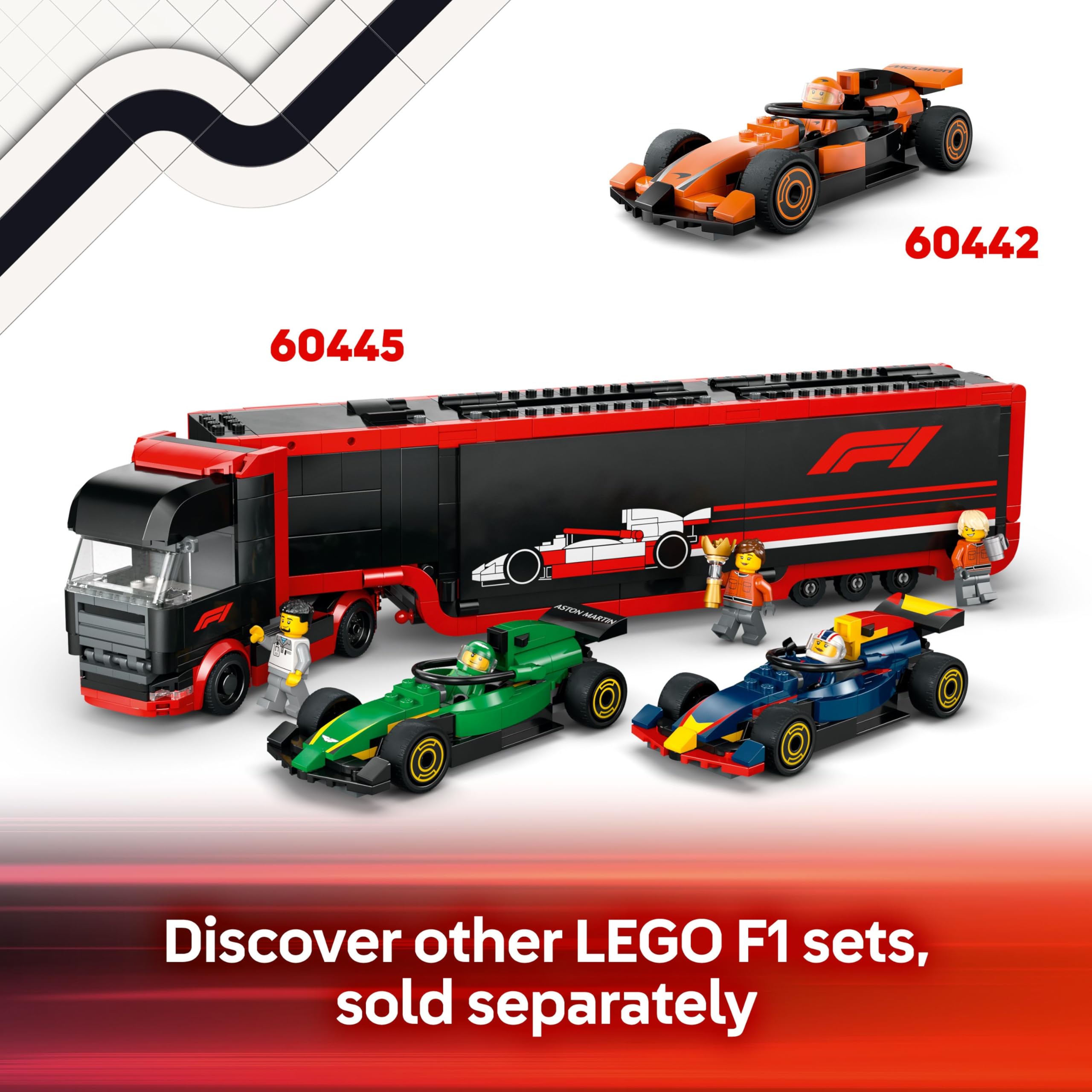 LEGO City F1 Garage & Mercedes-AMG & Alpine Cars - Building Playset for Kids 7+ 13
