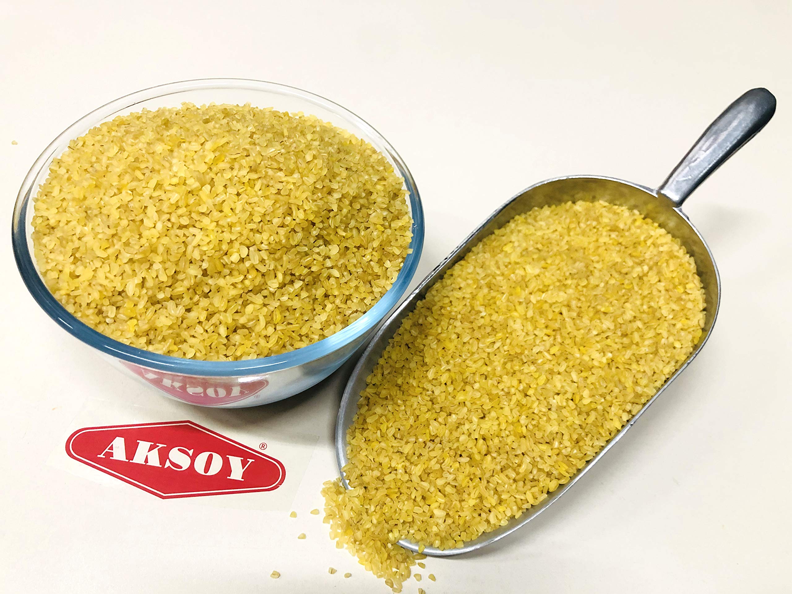 AKSOY Coarse Bulgur Wheat - 1KG Natural Whole Grain Cracked Wheat | Quick Cooking 2