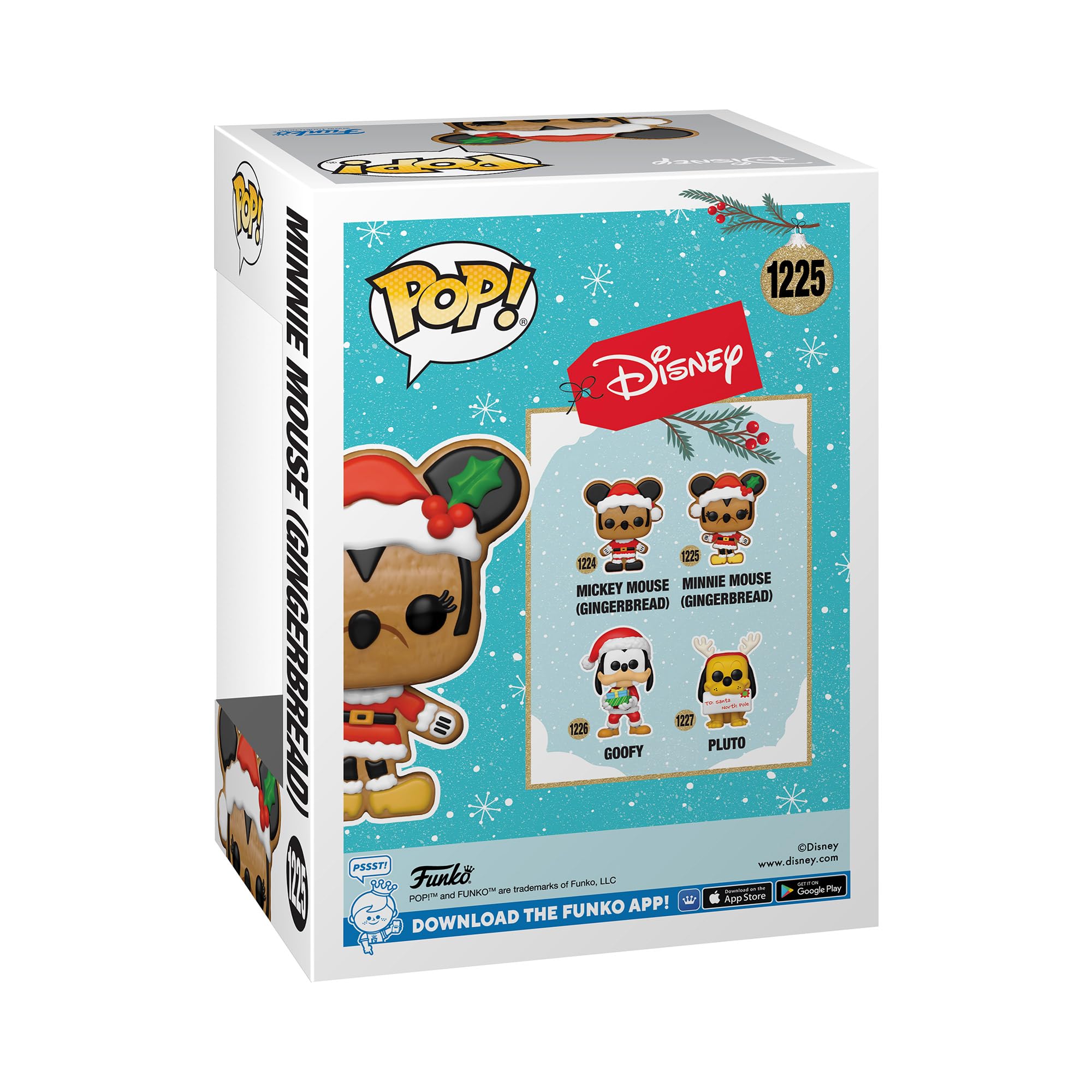 Funko Disney: Holiday Minnie Mouse Gingerbread Chibi Figure - 3.75 Inch Vinyl 3