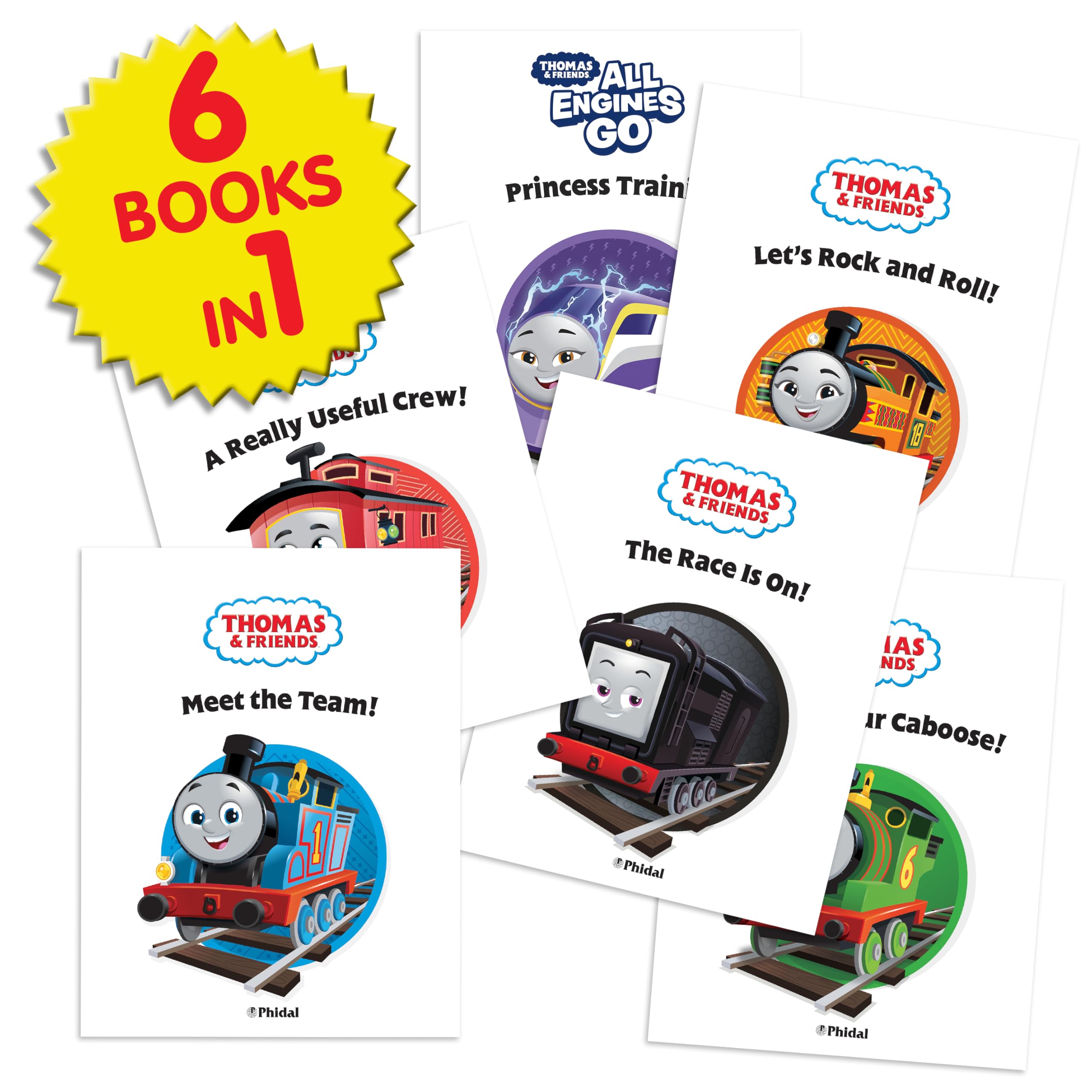 Phidal Thomas & Friends Sticker Book Treasury - 350 Reusable Stickers | 96 Pages | Ages 3+ 2