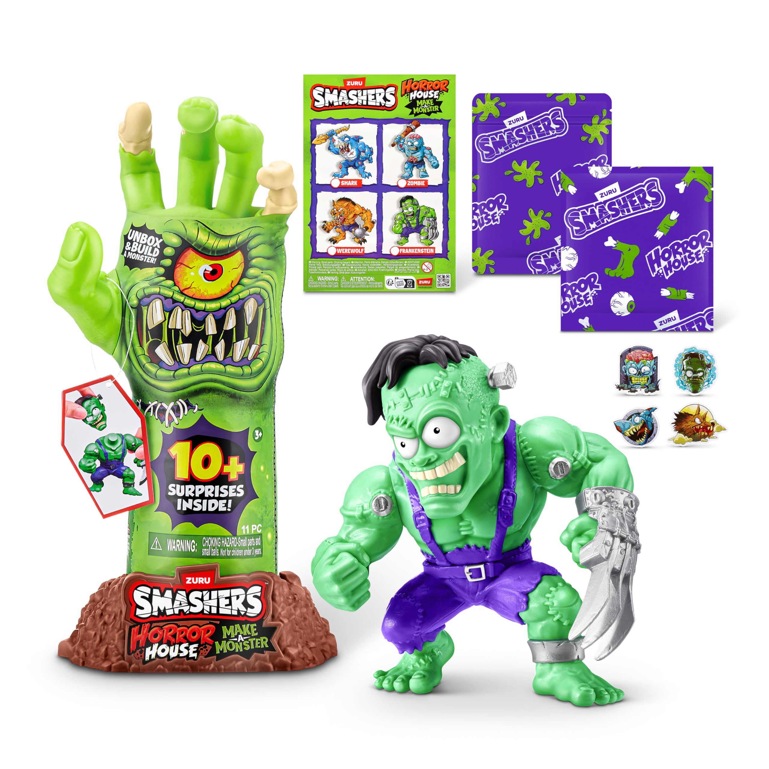 Smashers Horror House Dissect (Frankenstein) by ZURU - Smashable Building Playset for Kids 1