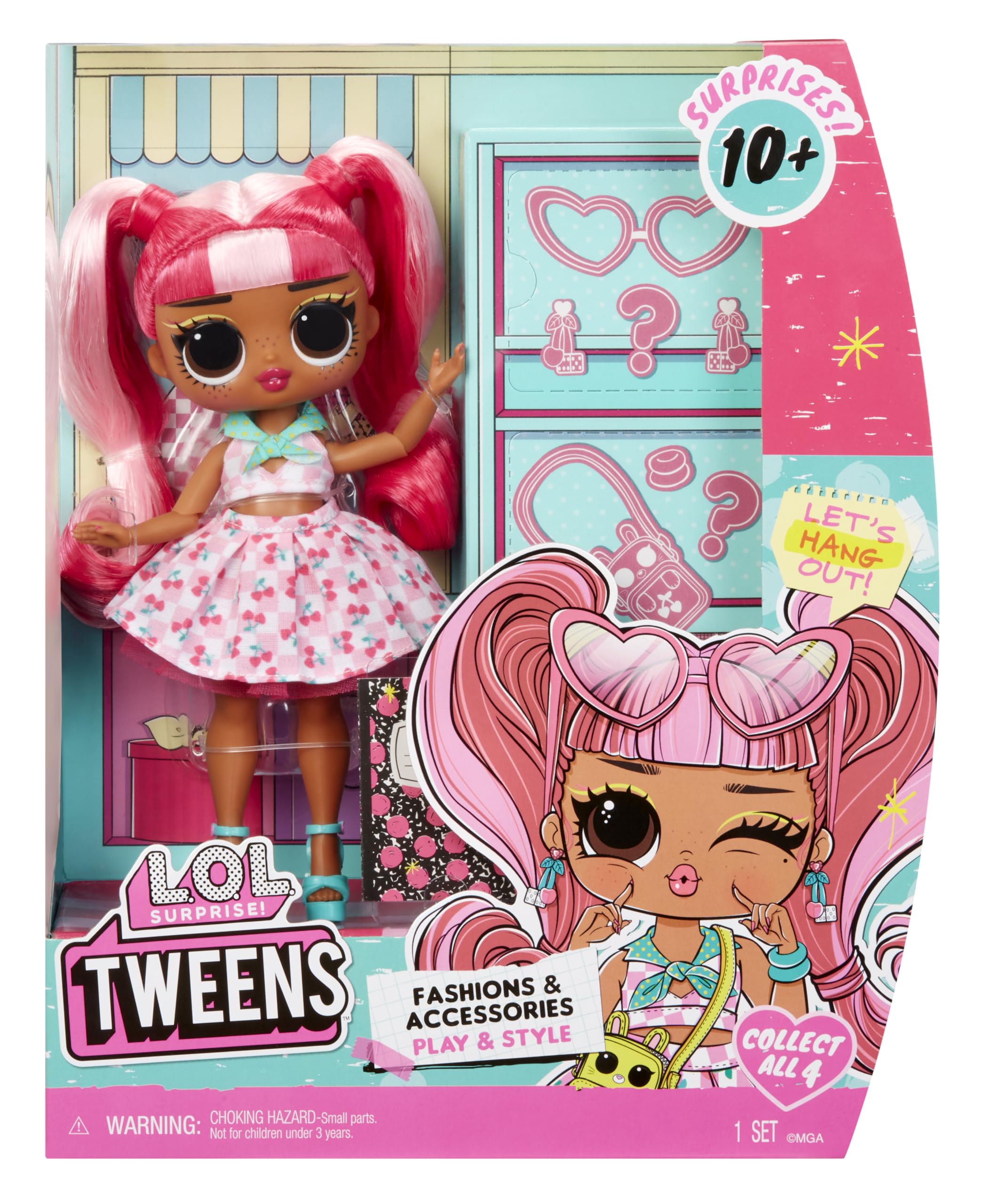 L.O.L. Surprise! Tweens Core Doll - Cherry B.B. - Articulated Fashion Doll with Outfit, Accessories & Journal - 4 to Collect 14