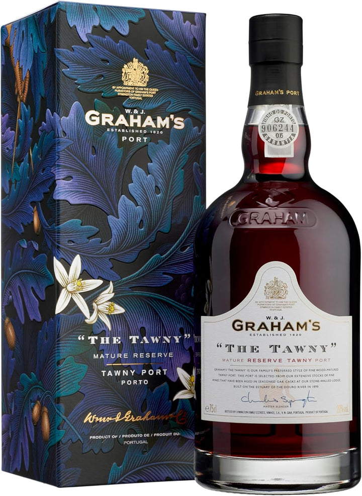 Graham's The Tawny Mature Reserve Tawny Port with Gift Tube, 75 cl
