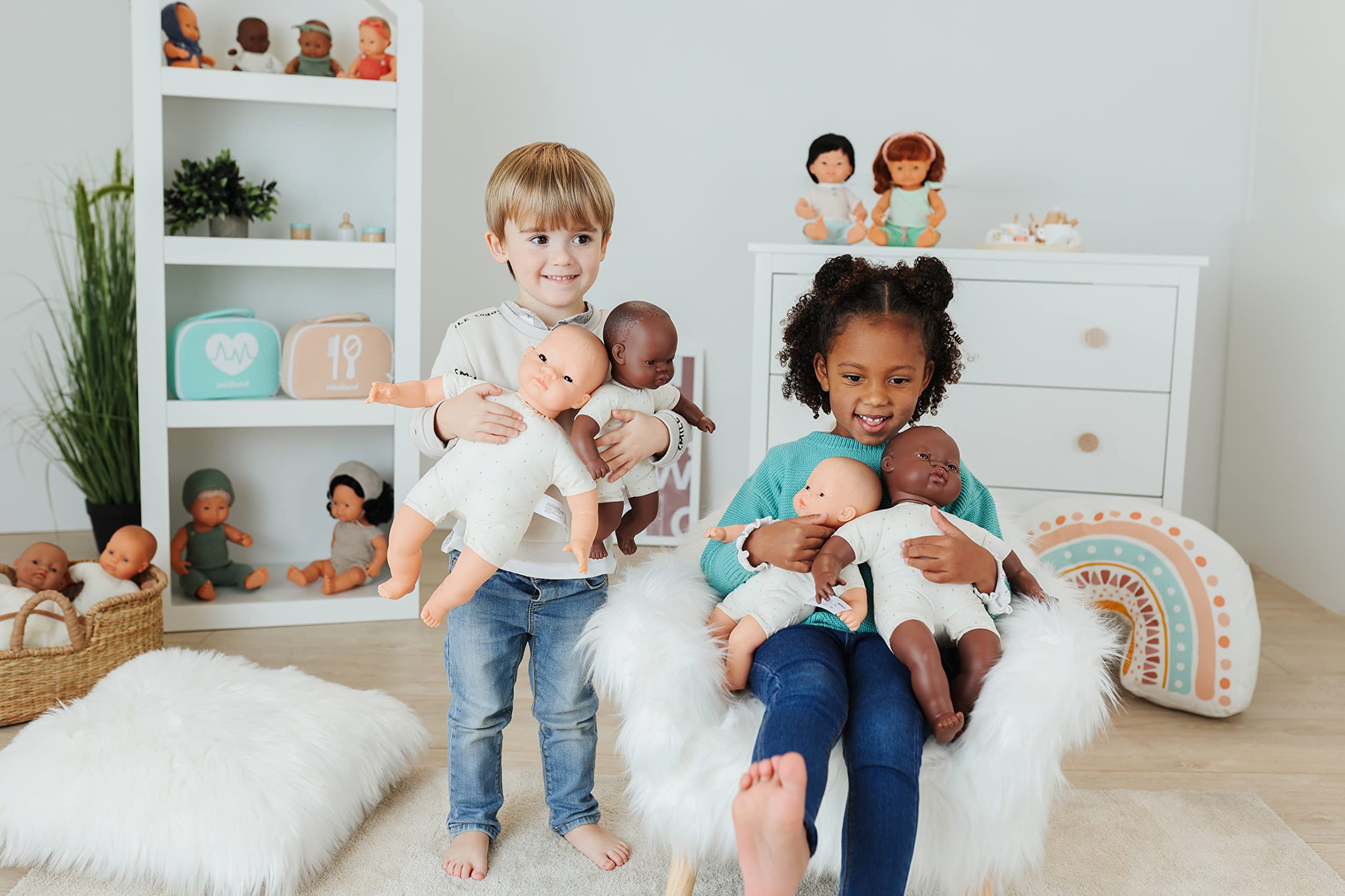 Miniland Caucasian Soft Body Doll 32cm - Vanilla Scented, Handmade in Spain 10