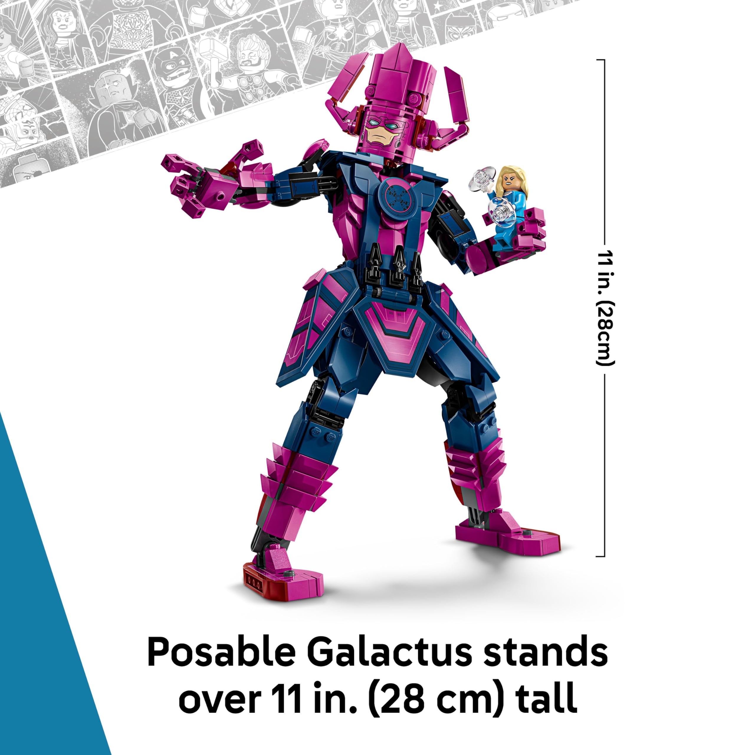 LEGO Marvel Fantastic Four vs. Galactus Construction Figure Set 76316 | Ages 9+ 6