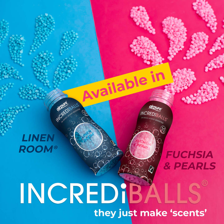 Airpure - INCREDiBALLS In-Wash Scent Booster (AP-IB-319), 10 Washes, Fresh Fragrance for Laundry