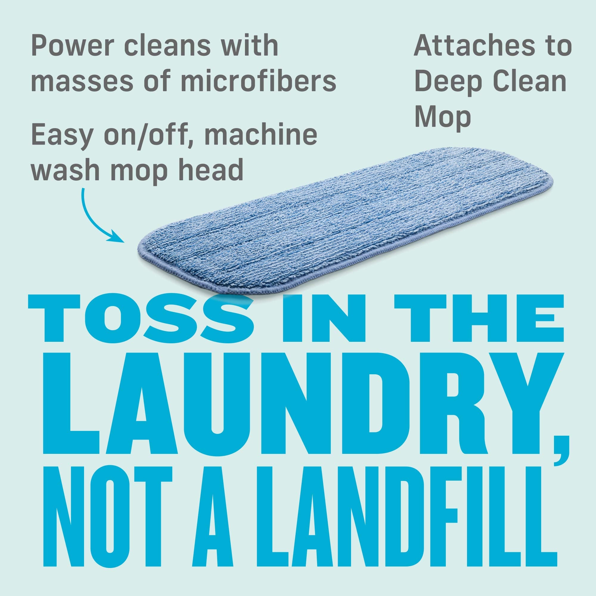 E-Cloth Deep Clean Mop Head - Microfiber, Water Activated Cleaning | 1 Pack 5