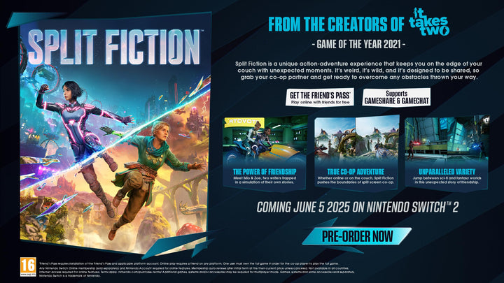 Split Fiction - Nintendo Switch Digital Edition