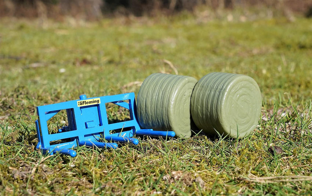 Britains 1:32 Fleming Bale Lifter - Farm Toy Accessory for Tractors & Playsets