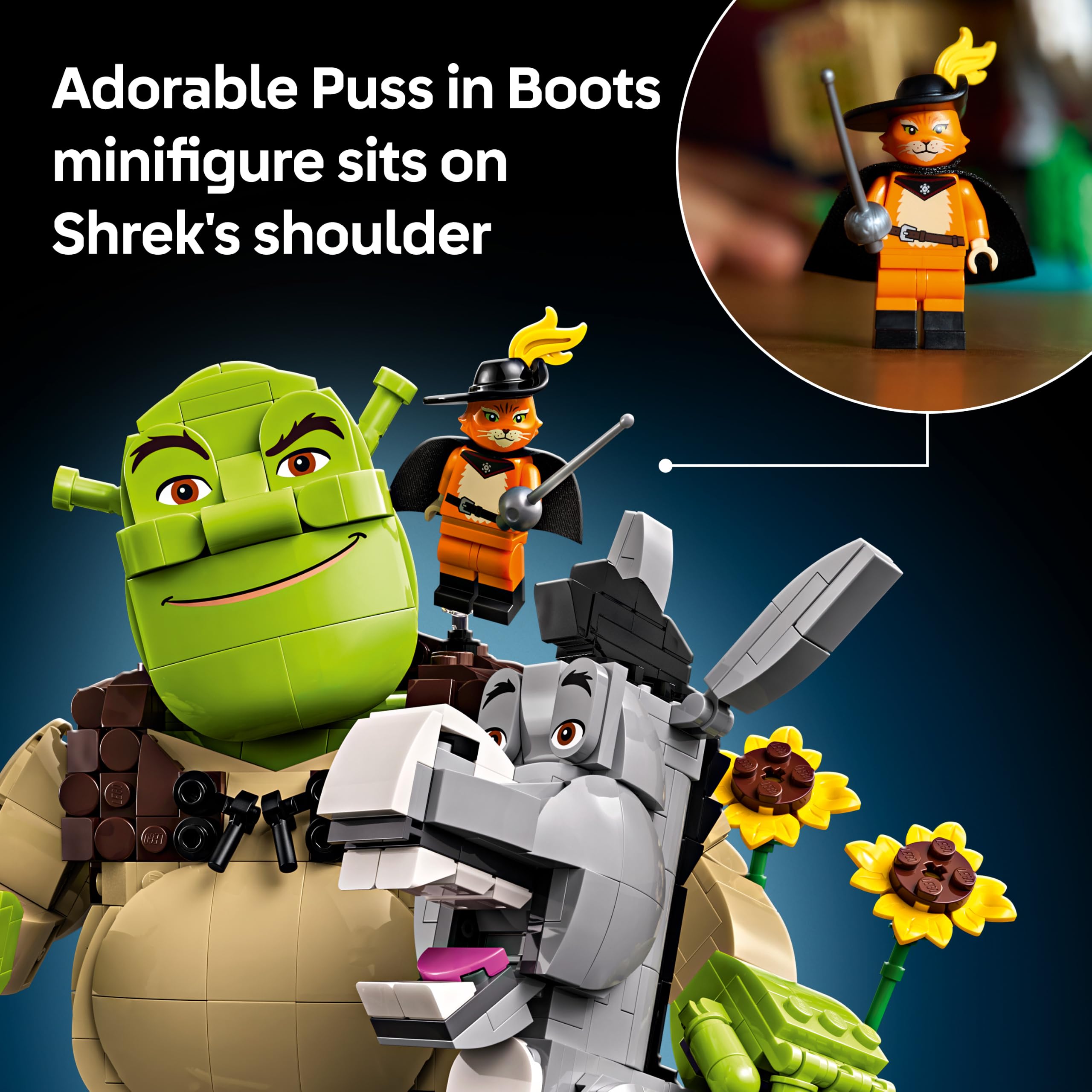 LEGO Shrek, Donkey & Puss in Boots 72423 Building Set | Ages 18+ | 1490g 6