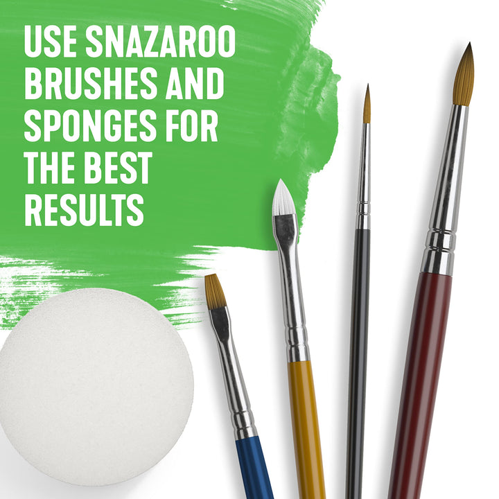 Snazaroo Classic Face and Body Paint - Bright Green (18.8g)