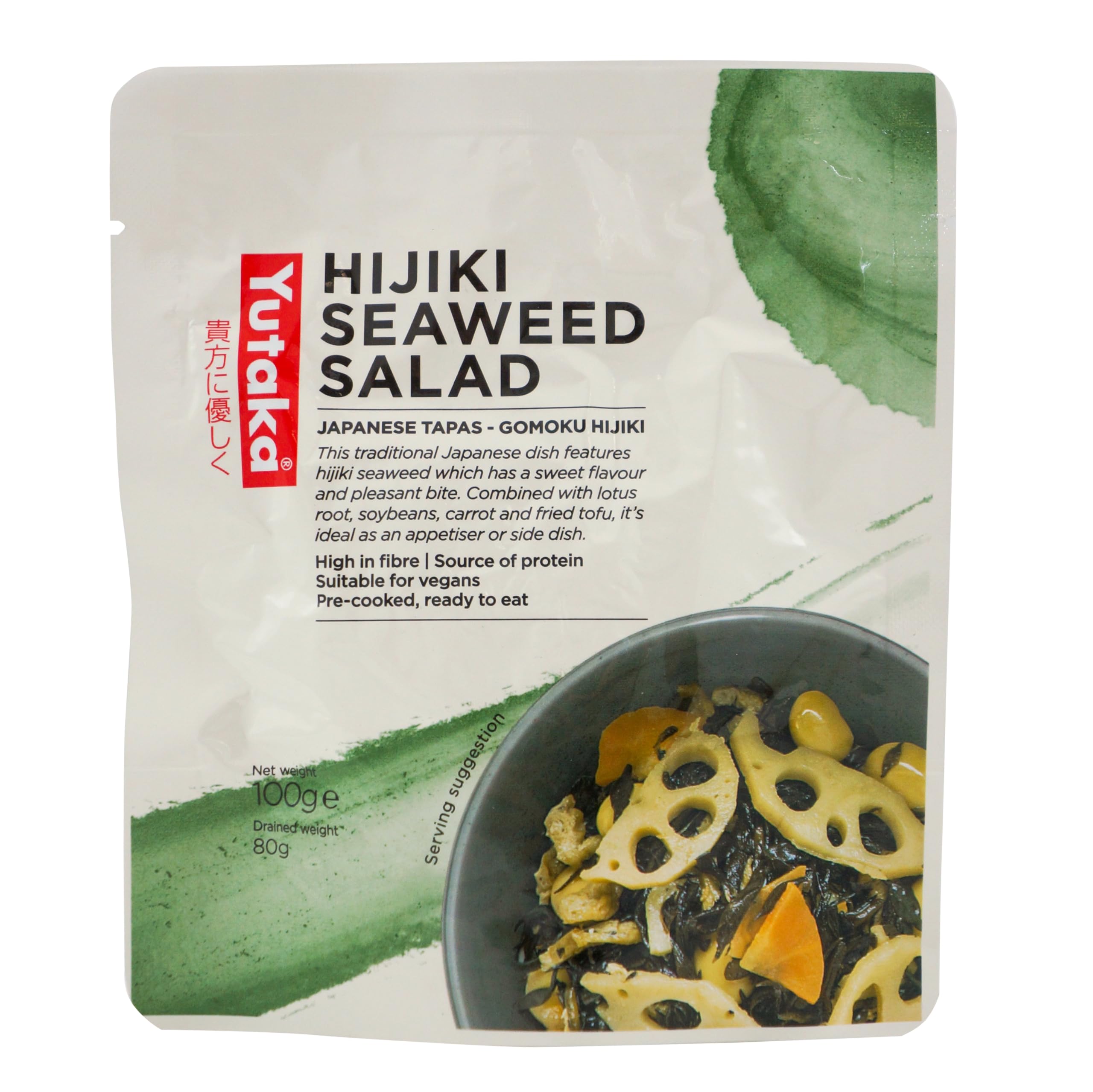 Yutaka Hijiki Seaweed Salad - Authentic Japanese Flavor | Ready-to-Eat | 100g 1