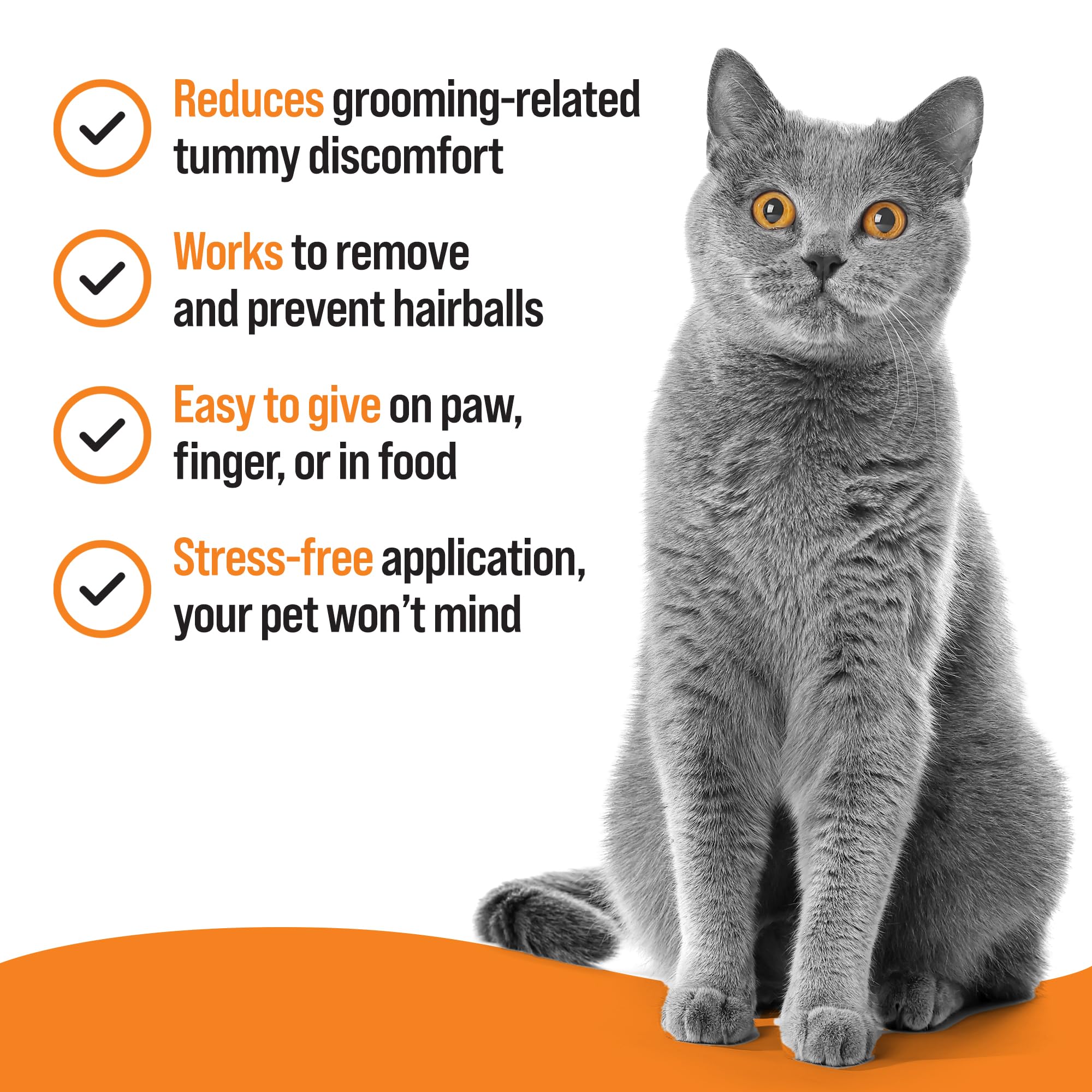 VETIQ Hairball Relief Paste for Cats and Rabbits - 70g Tube with Fibre & Vitamin E 3