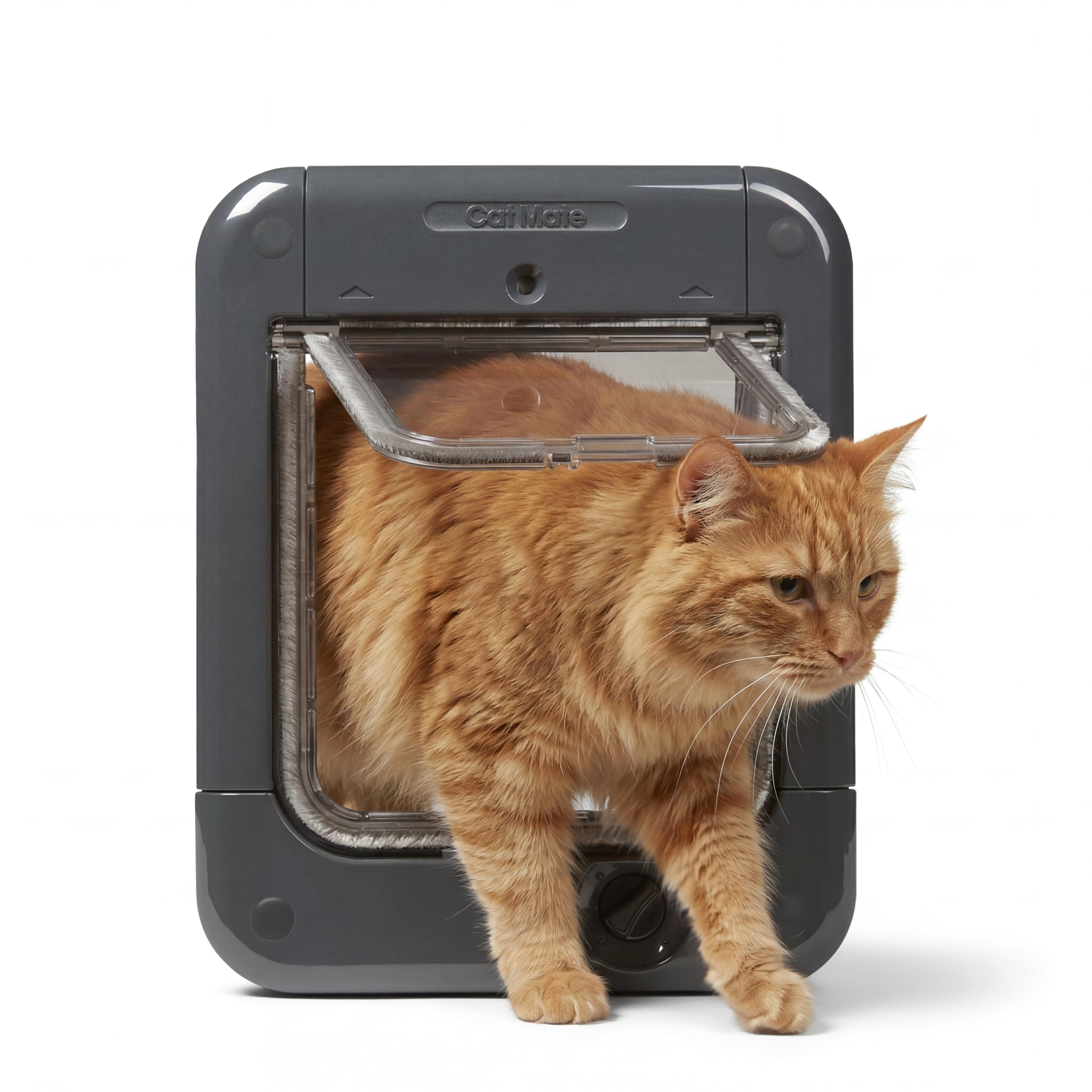 Cat Mate Microchip Activated Cat Flap 360G - For Cats and Small Dogs | Grey