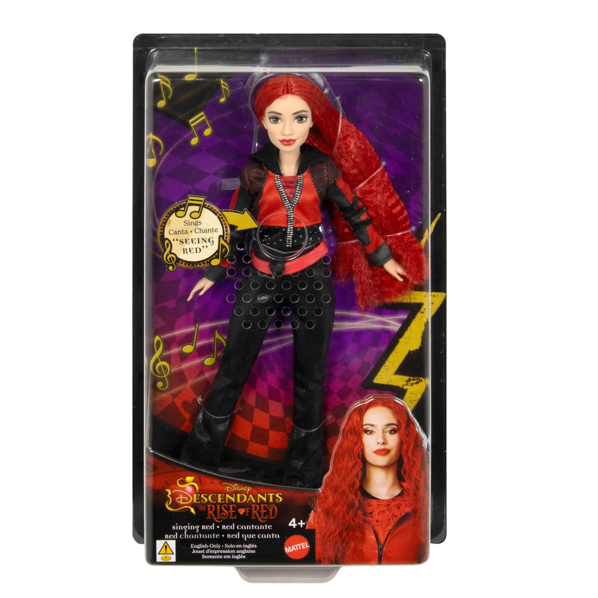 Disney Descendants: The Rise of Red - Singing Red Doll with 11 Bendable Joints 12