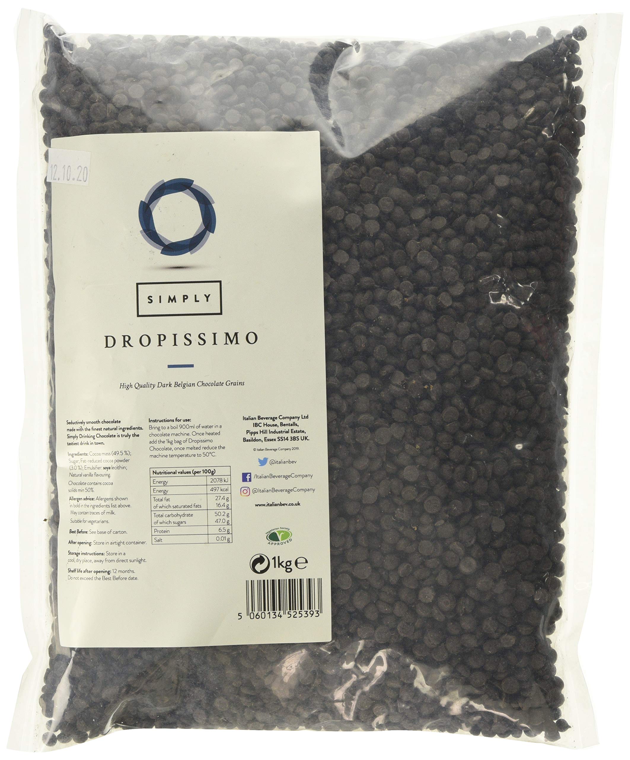 Simply - Plain Chocolate Dropissimo 1 kg 1