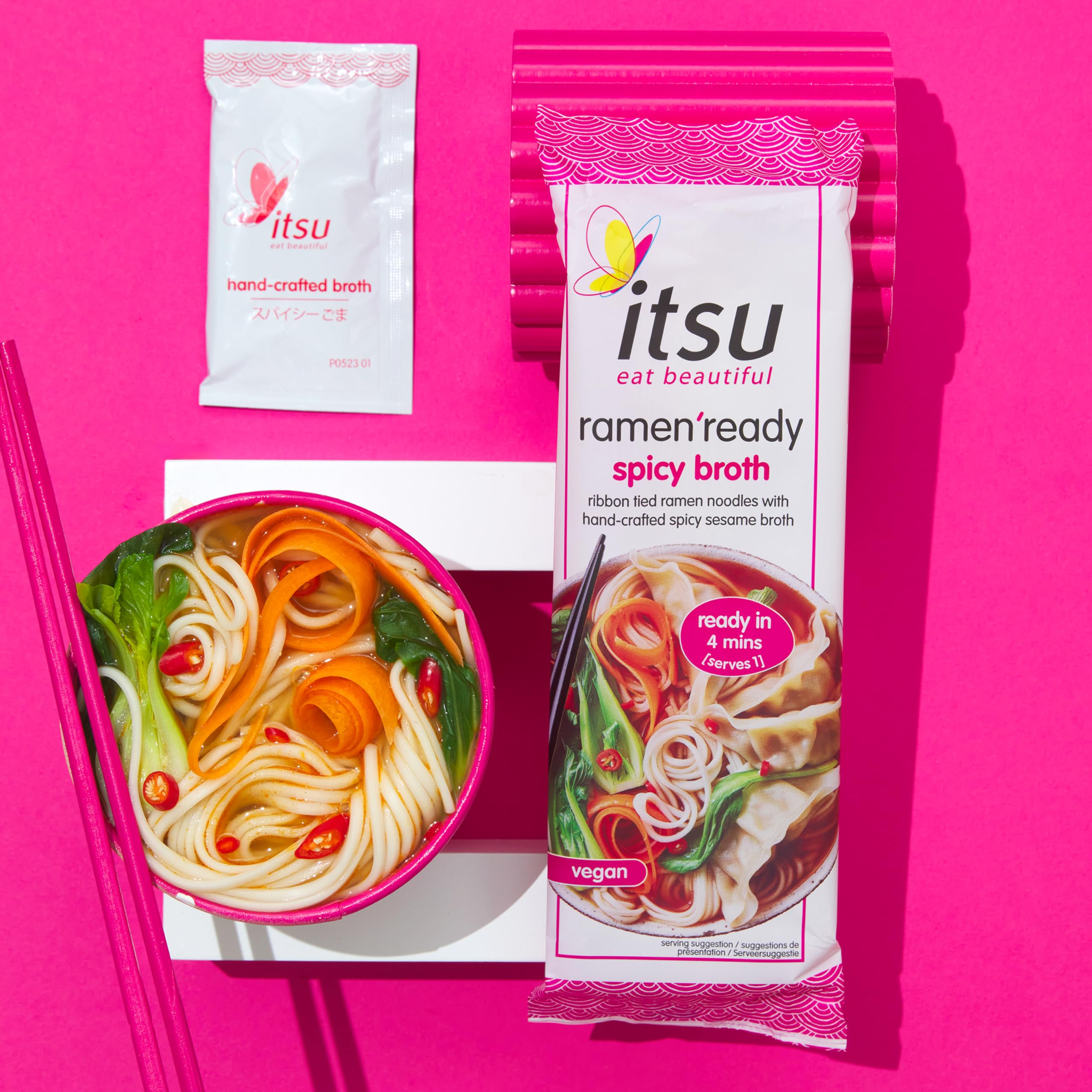 Itsu – Ramen-Fertignudeln 86 g | Original scharfe Brühe | Authentischer japanischer Geschmack | 6er-Pack 5