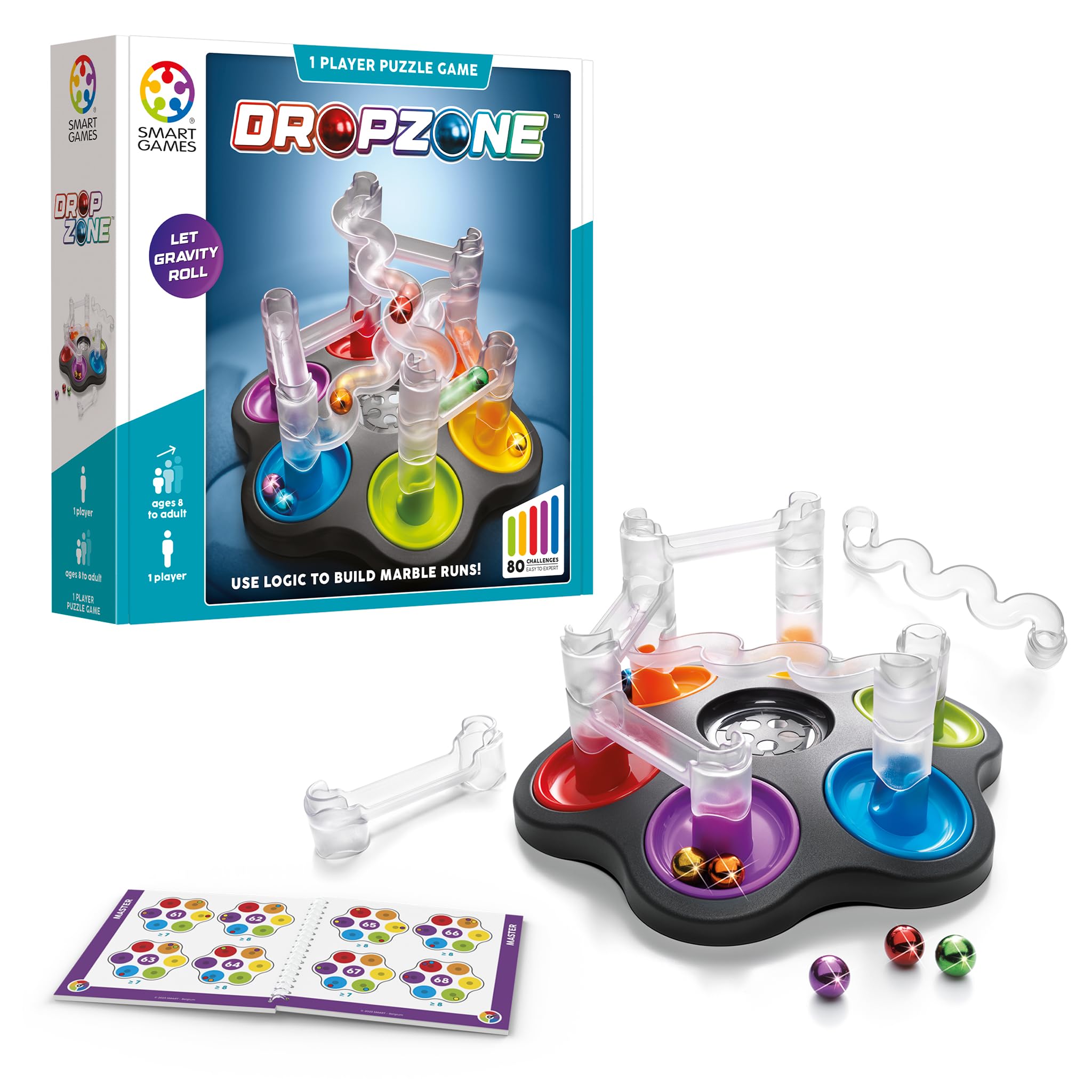 SmartGames DropZone Marble Run Building Game 1
