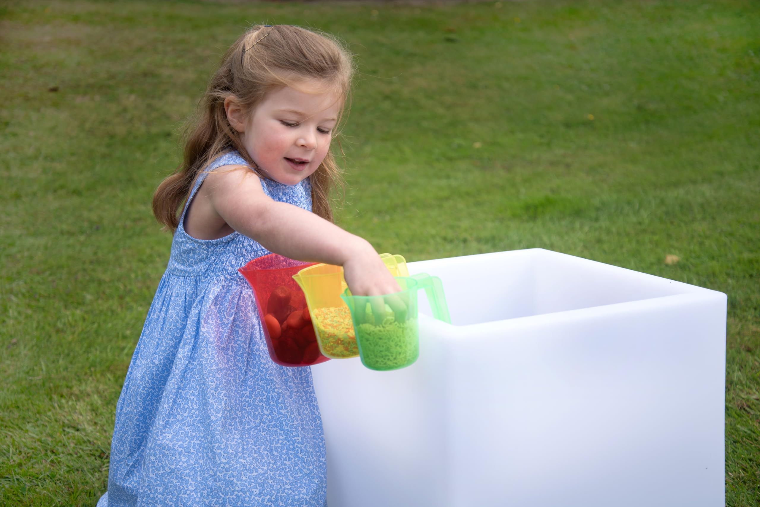 TickiT Translucent Colour Nesting Jugs - 3-Piece Sand & Water Play Set for Toddlers 12M+ 19