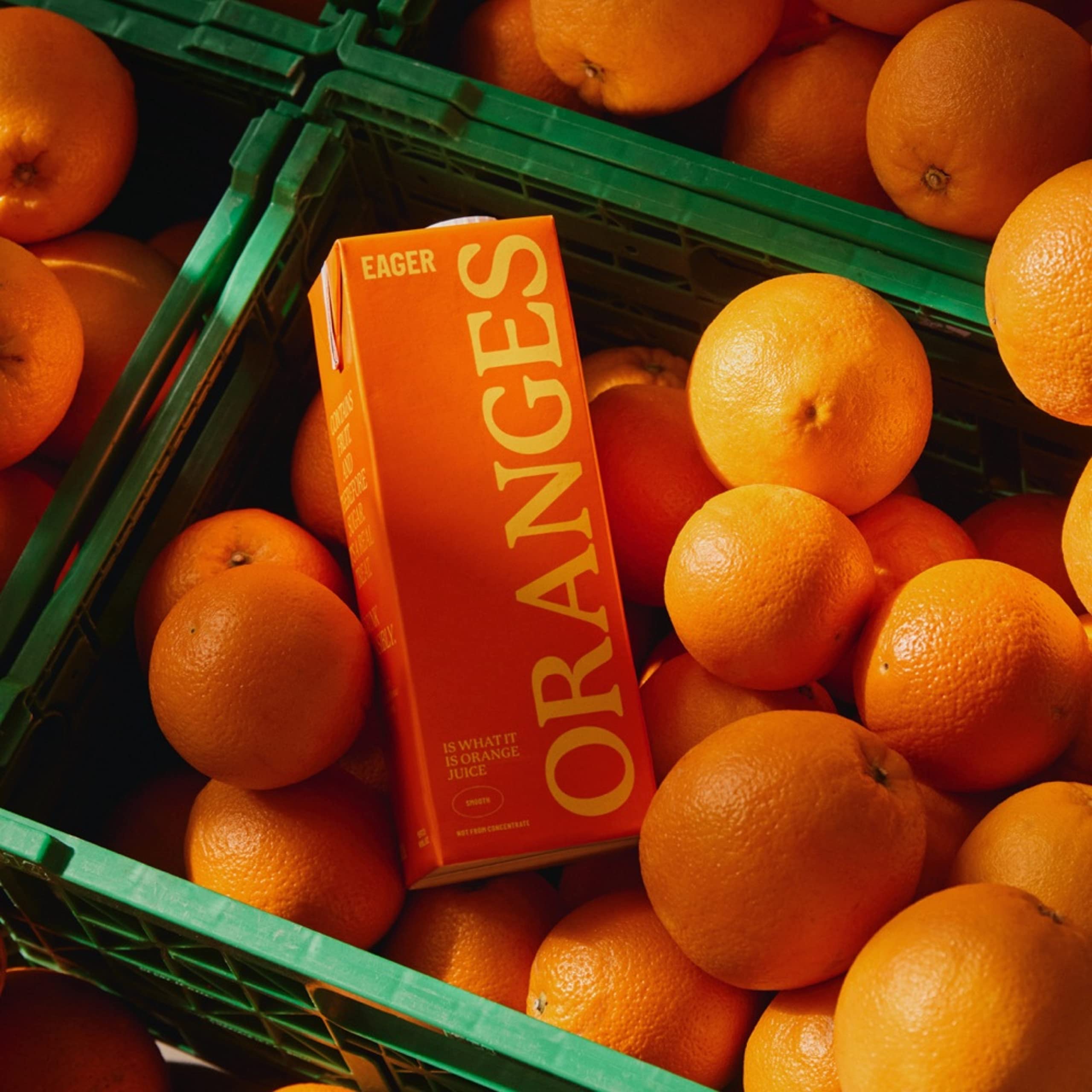 Eager - Orange Juice with Bits 100% Squeezed Not From Concentrate 5