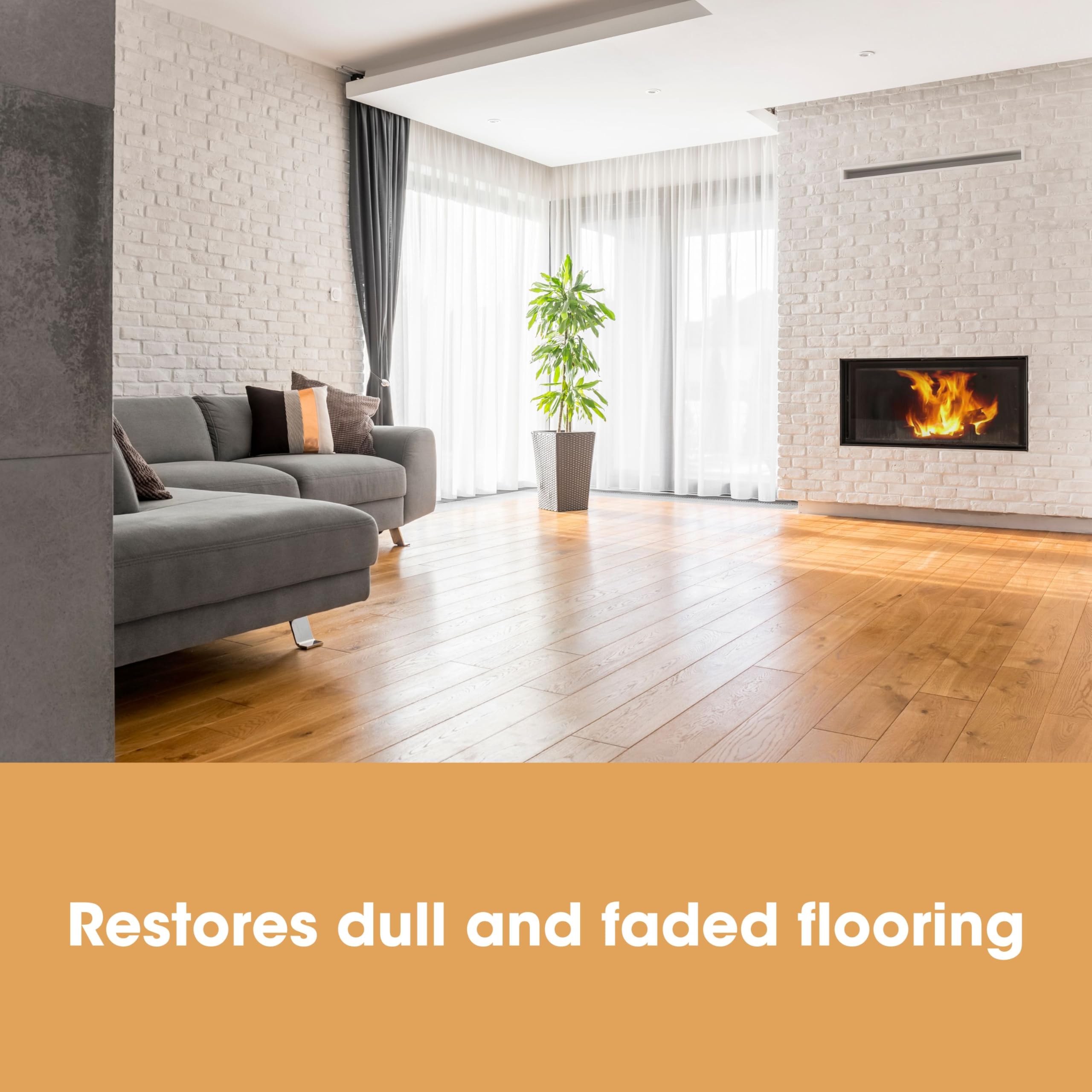 Furniture Clinic Laminate Floor Polish - 500ml Liquid | Non-Slip Finish | Restores & Protects 9