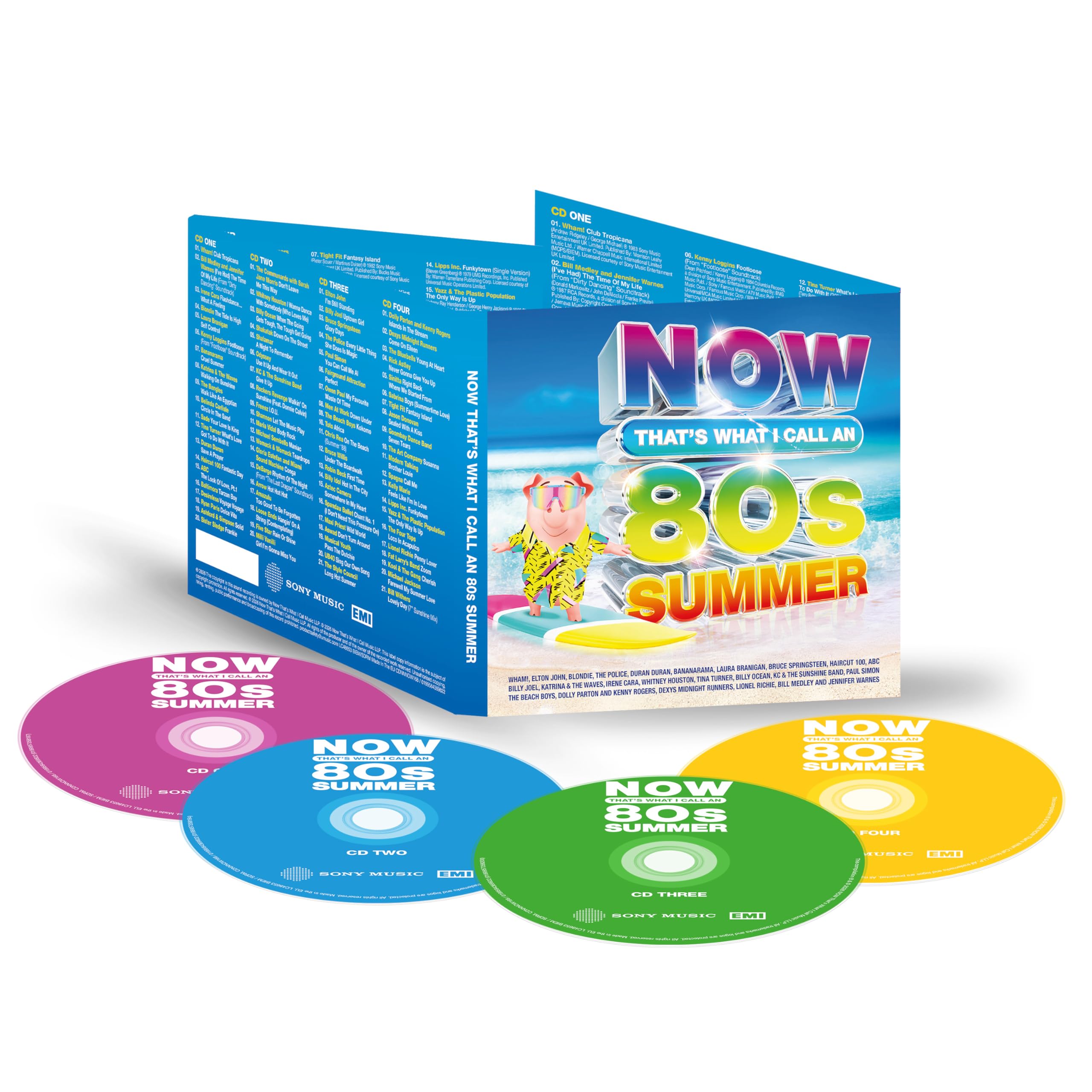Various Artists - NOW That's What I Call An 80s Summer [4 CD Box Set]