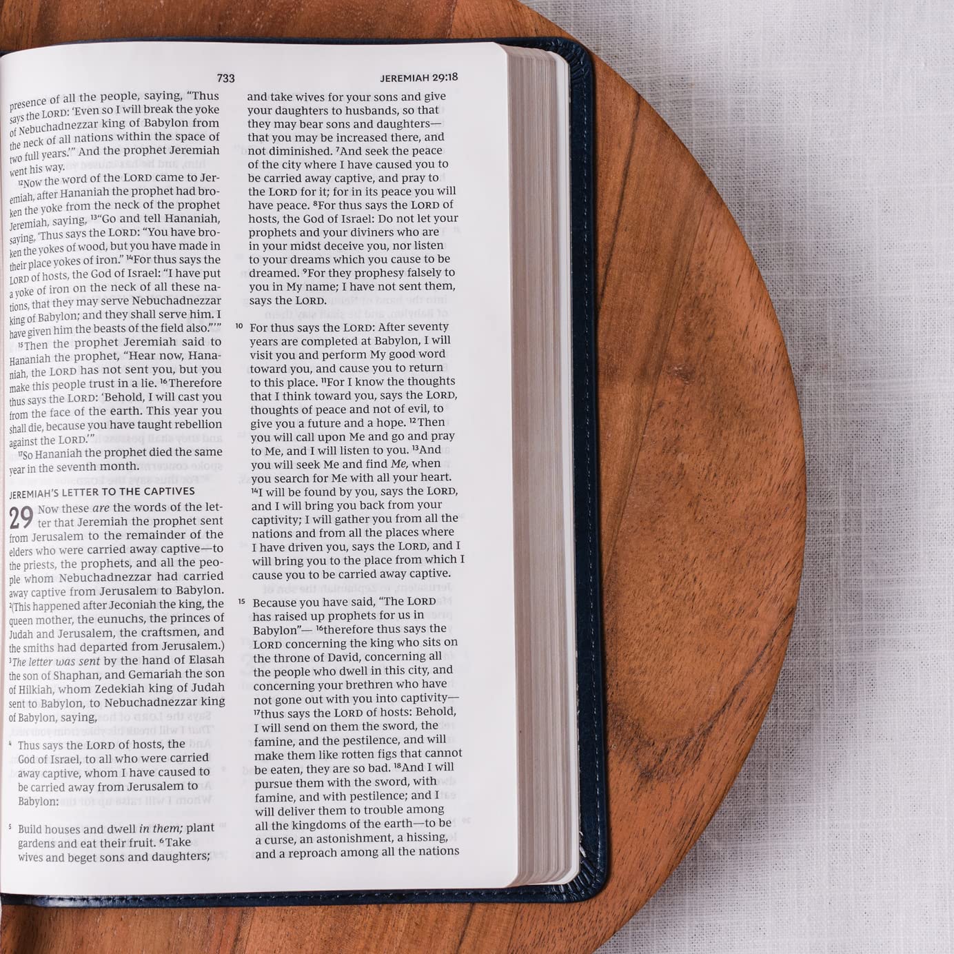 Thomas Nelson NKJV Value Thinline Bible - Large Print | Red Letter Edition | Imitation Leather 6