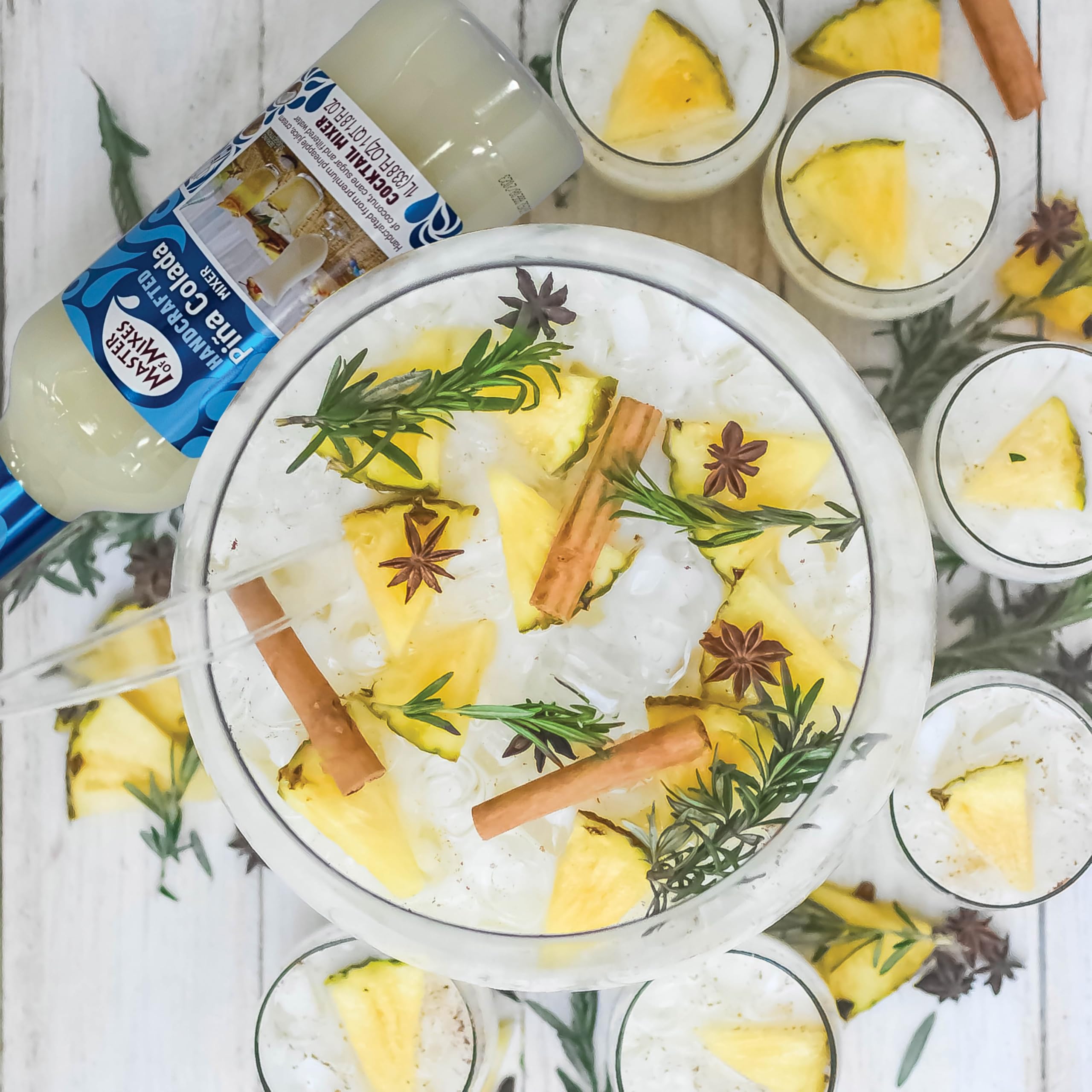 Master of Mixes Pina Colada Cocktail Mixer - 1 Litre | Serves 10 Drinks | Vegan, Gluten-Free 7