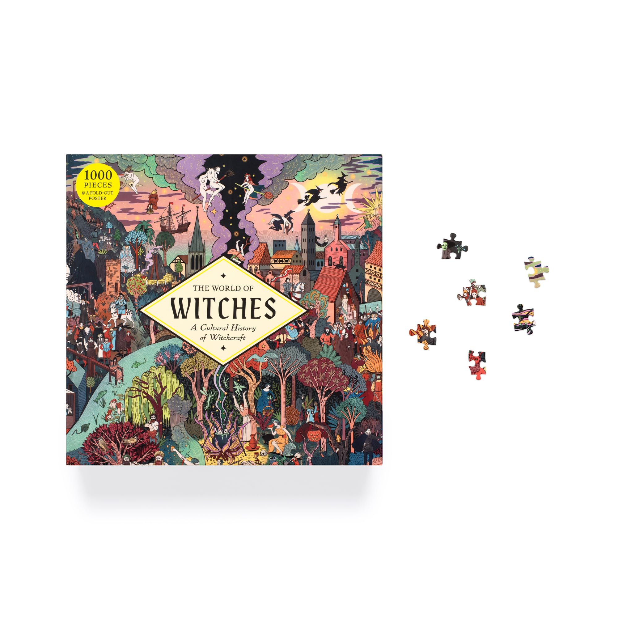 Laurence King The World of Witches Jigsaw Puzzle - 1000 Pieces | 19 x 27 Inches 5