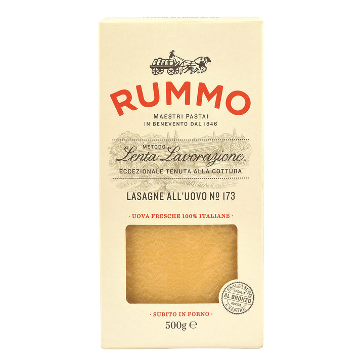 Rummo Egg Lasagne All'uovo Pasta, No.173 - Premium Italian Pasta Sheets, Ar