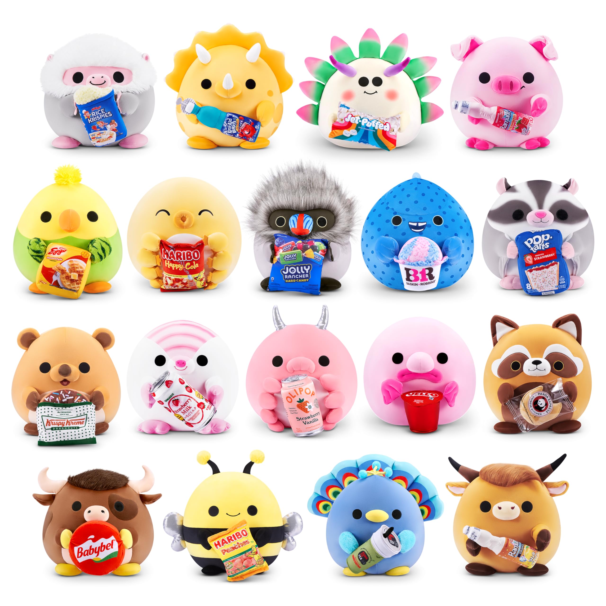 Snackles Series 3 14-inch Plush - Izzy by ZURU, Collectible Soft Stuffed Animal with Snack Accessory 12