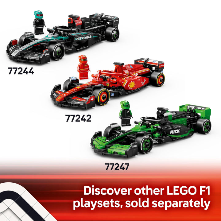 LEGO Speed Champions Mercedes-AMG F1 W15 Race Car Toy - Building Set with Driver Minifigure for Ages 10+