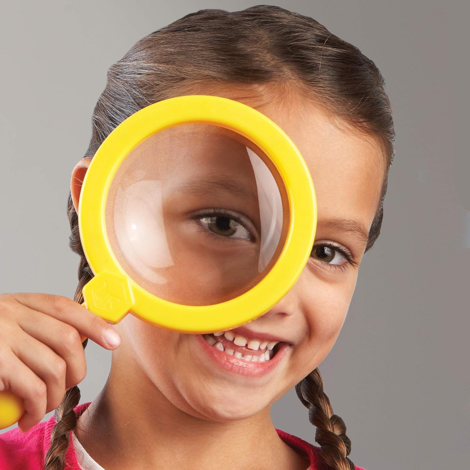 Learning Resources Jumbo Magnifiers - 4.5x Magnification Set of 6 for Kids 5