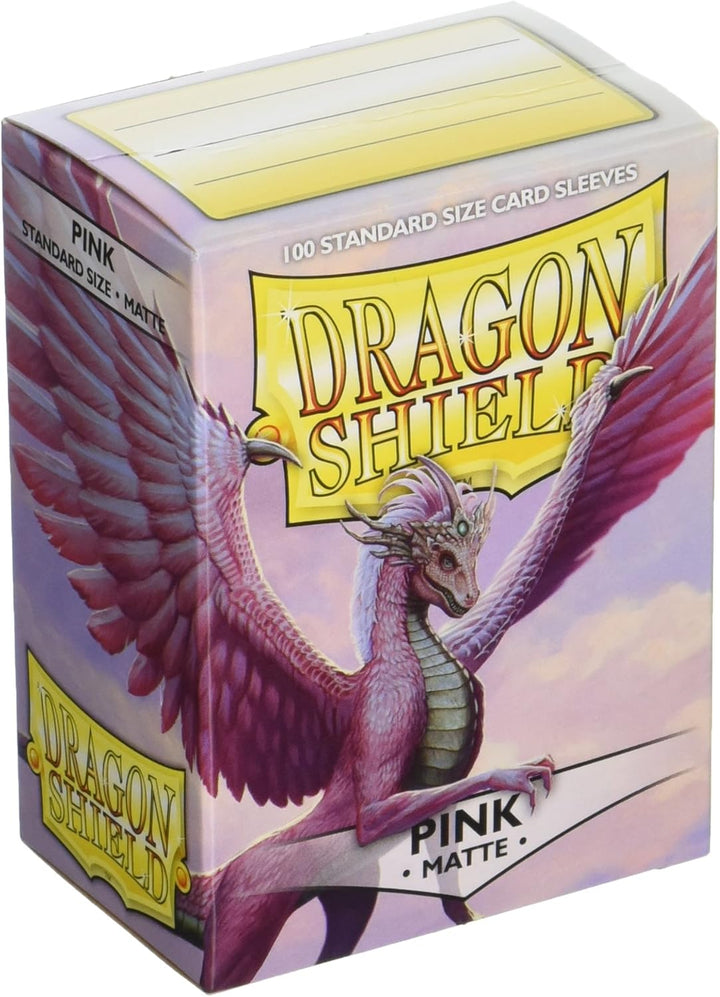Dragon Shield Standard Size Matte Sleeves (ART11012) - Pink, 100-Pack