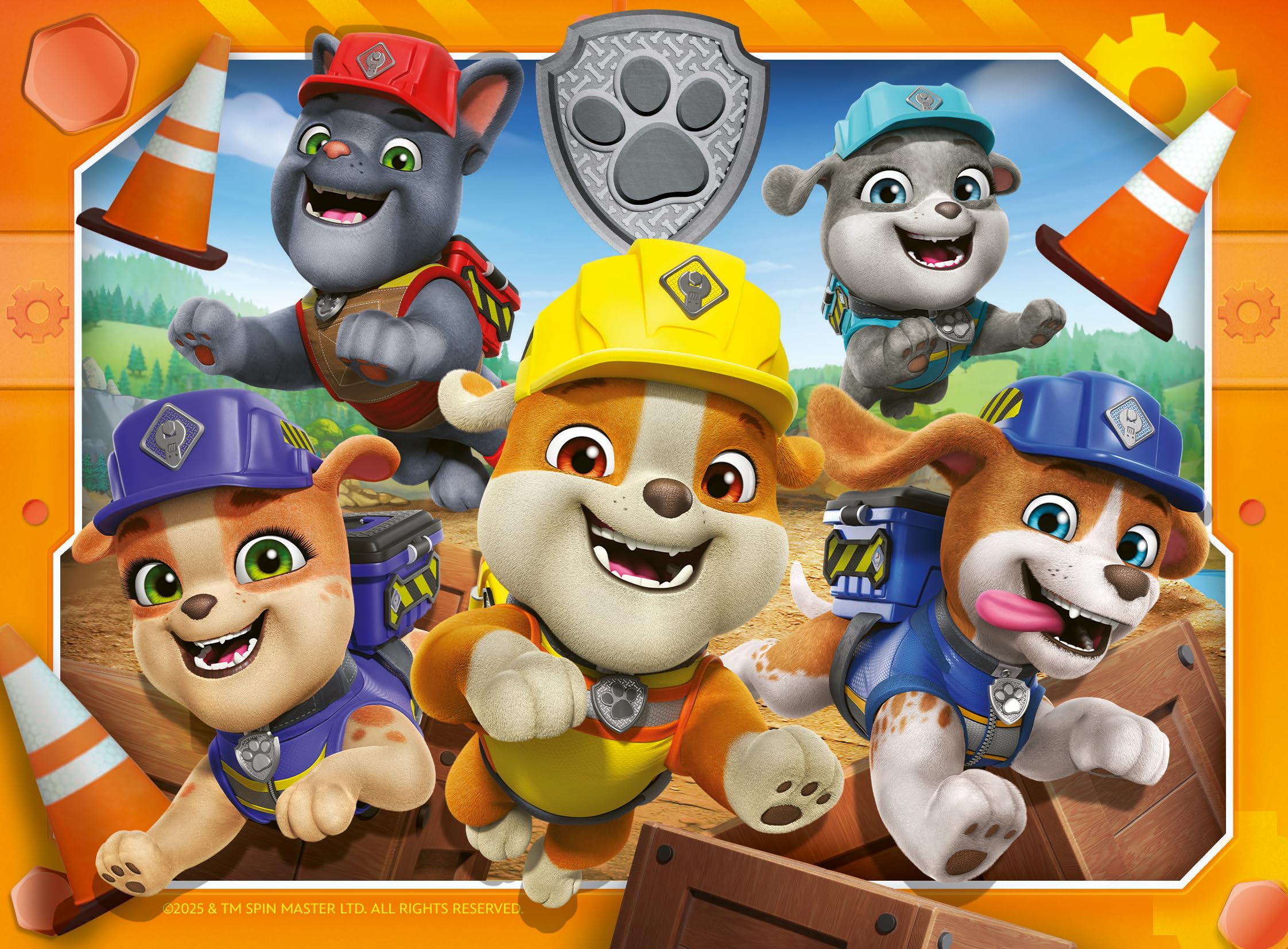 Ravensburger Rubble & Crew 4-in-1 Puzzle Pack - 12, 16, 20, 24 Piece Jigsaw Puzzles for Kids 14